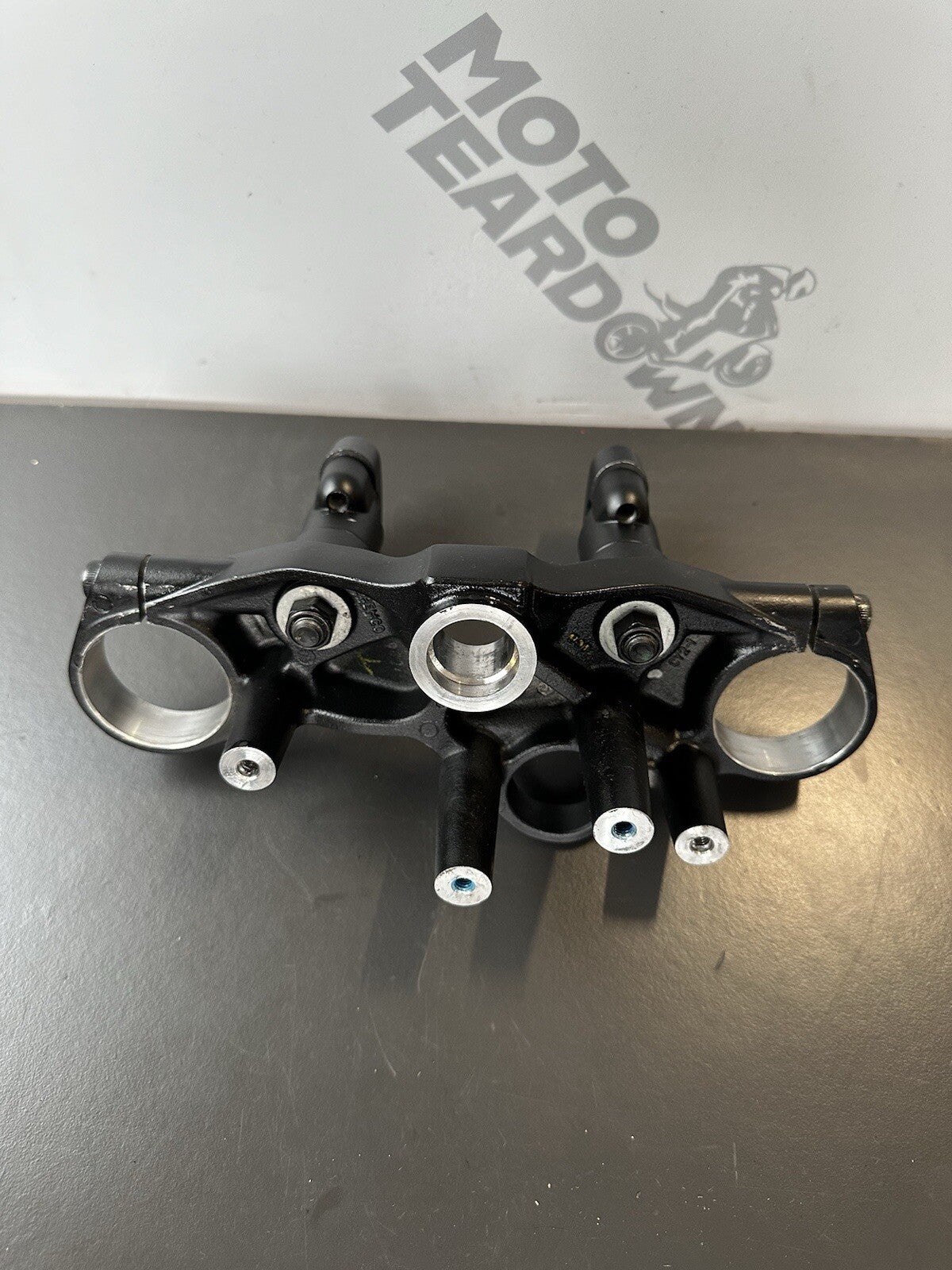 Yamaha MT03 top yoke & handlebar risers 2020 - Yamaha MT-03 Top Yoke Top Clamp