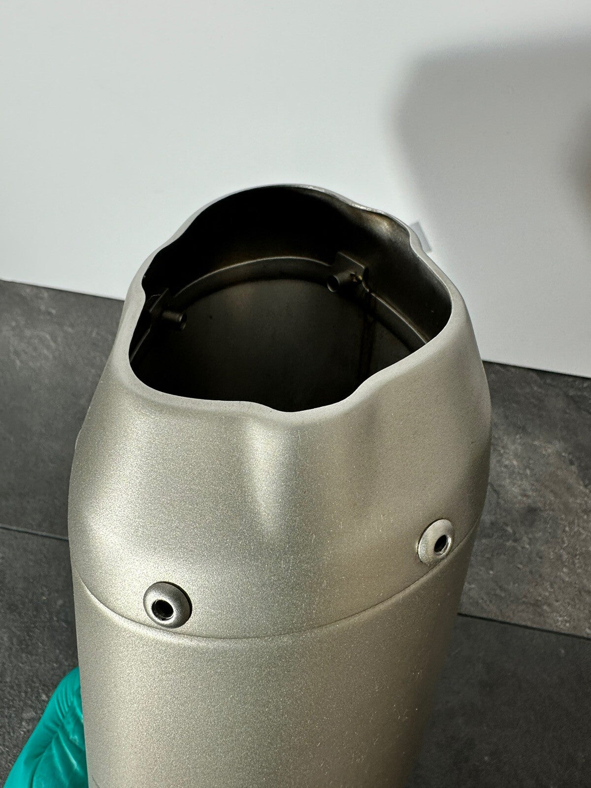 Triumph Street Triple RS 765 Exhaust Muffler Cap End Cap 5159 Miles 2017-2020