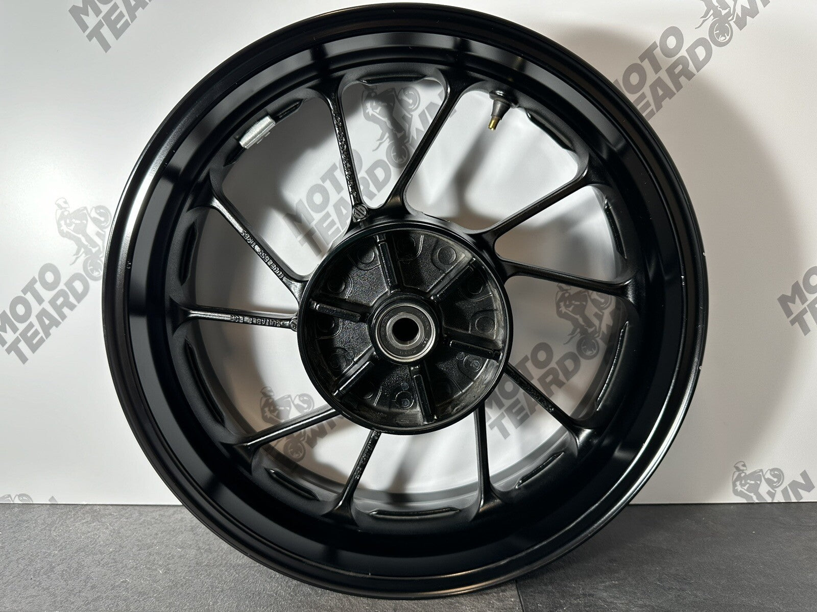 Yamaha R7 690 2024 Rear Wheel Rim Black Only 1784 Miles 2022 2023 OEM MT07