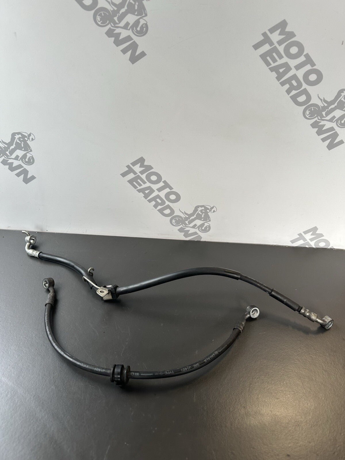 Suzuki GSXR 600 750 Front Brake Hoses 2011-2017 L1-L7 Front Brake Hoses OEM