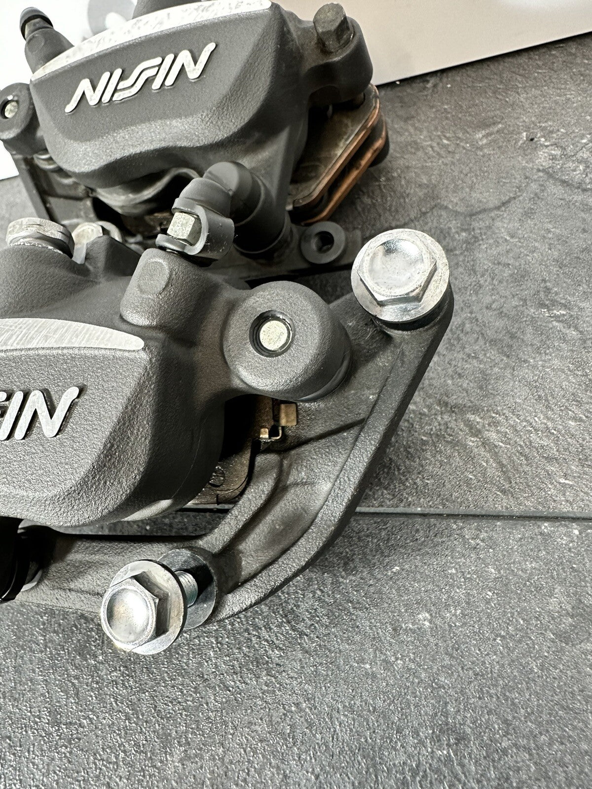 Triumph Trident 660 2022 NISSIN Front Brake Calipers 2962 Miles 2021-2024 OEM