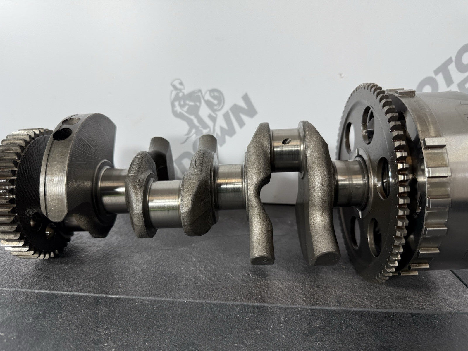 Triumph Street Triple 765 R 2017 Crankshaft & Alternator Rotor 18498m 2018-2021