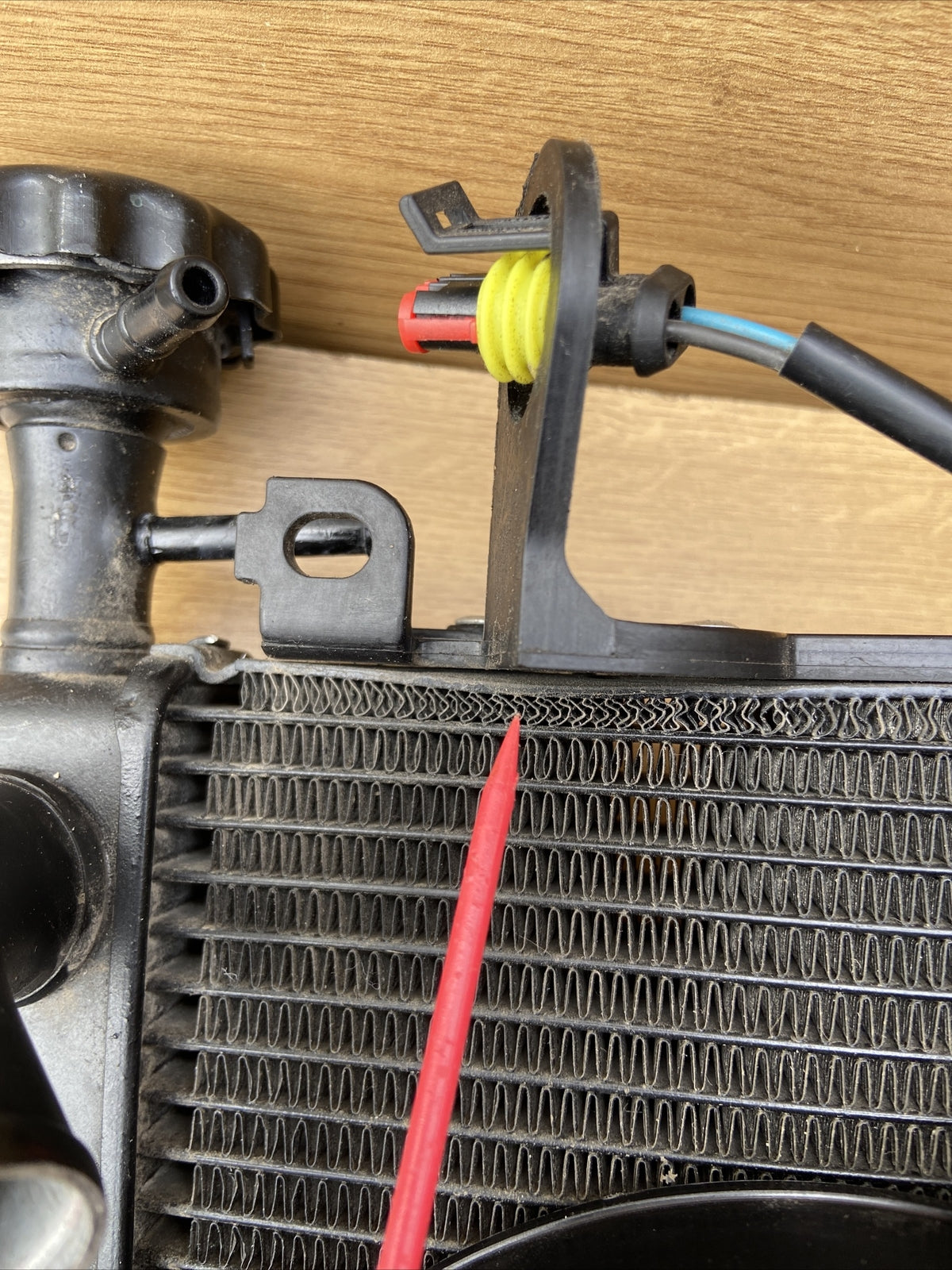 Ducati Supersport radiator With Fans, Coolant Radiator And Fans Supersport Rad