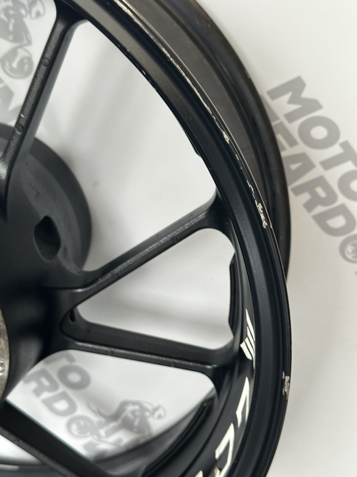 Yamaha MT07 ABS 2014 - 2017 Rear Wheel Rim Ever So Slightly Out Of Alignment OEM