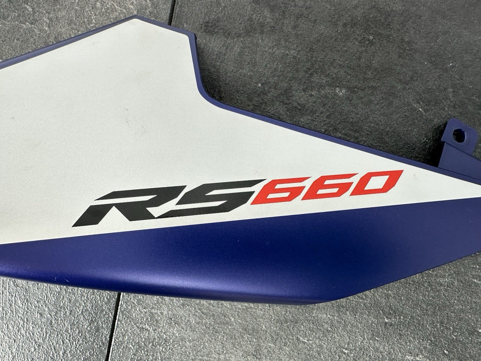 Aprilia RS660 2021 Left Rear Side Fairing Seat Fairing 6220 Miles 2022-2025 OEM