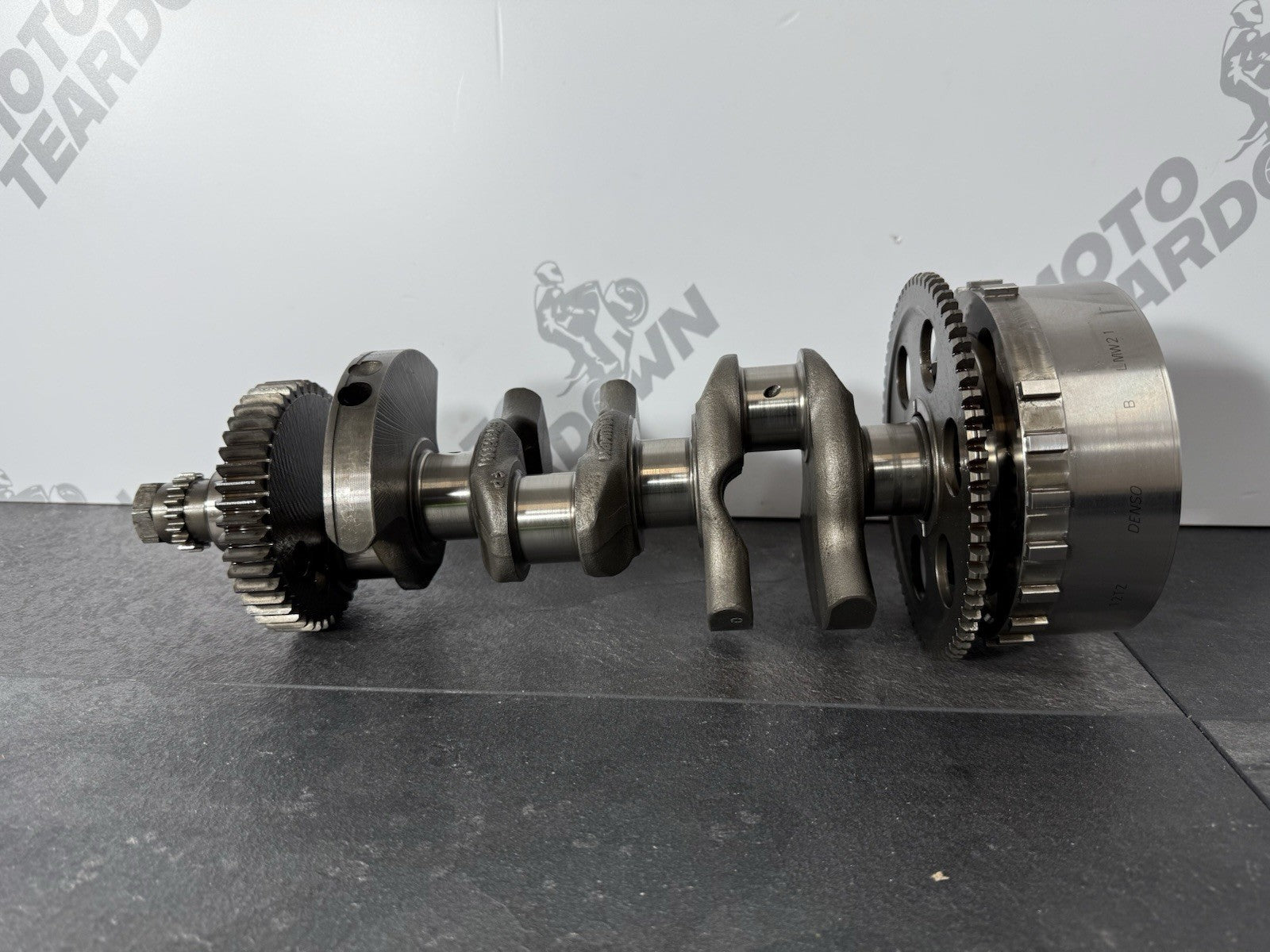 Triumph Street Triple 765 R 2017 Crankshaft & Alternator Rotor 18498m 2018-2021