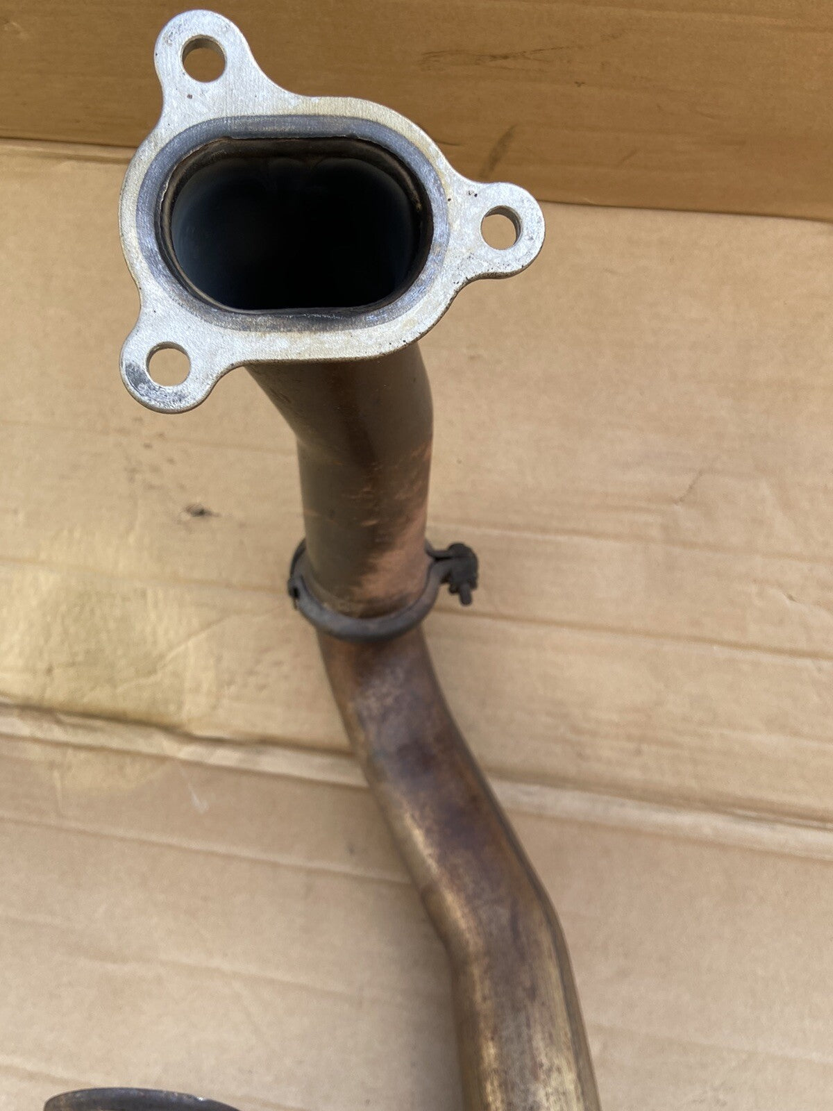 KTM 1290 Super Duke exhaust manifold downpipes 2014 KTM 1290 Exhaust OEM