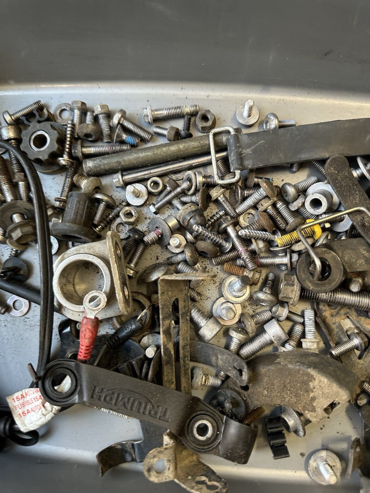 Triumph Street Triple 765R Bolts Various Job Lot Mixed Nuts Bolts Brackets 2017