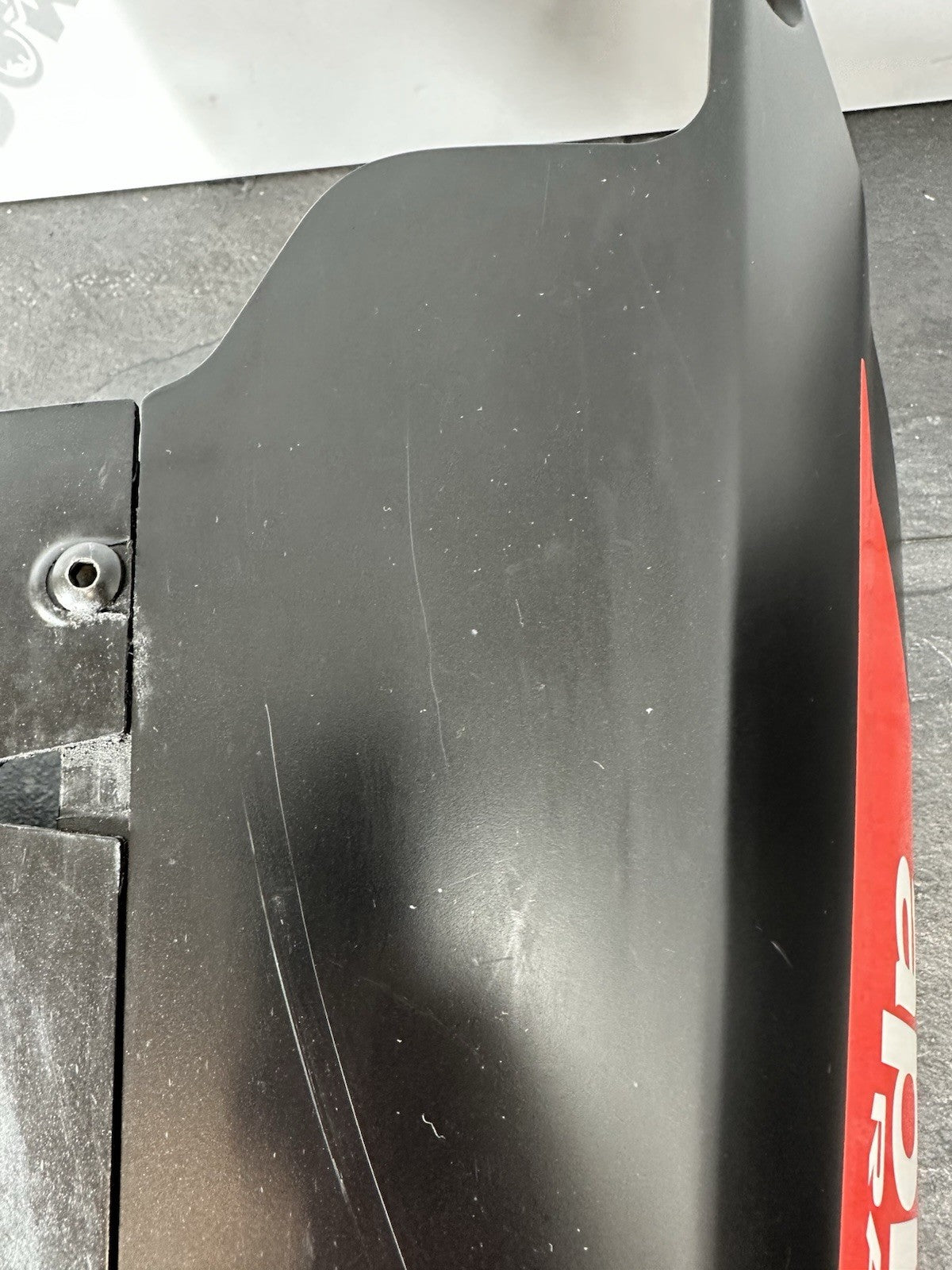 Aprilia RS660 2021 Belly Pan Fairing Engine Spoiler 6220 Miles 2022-2025 OEM