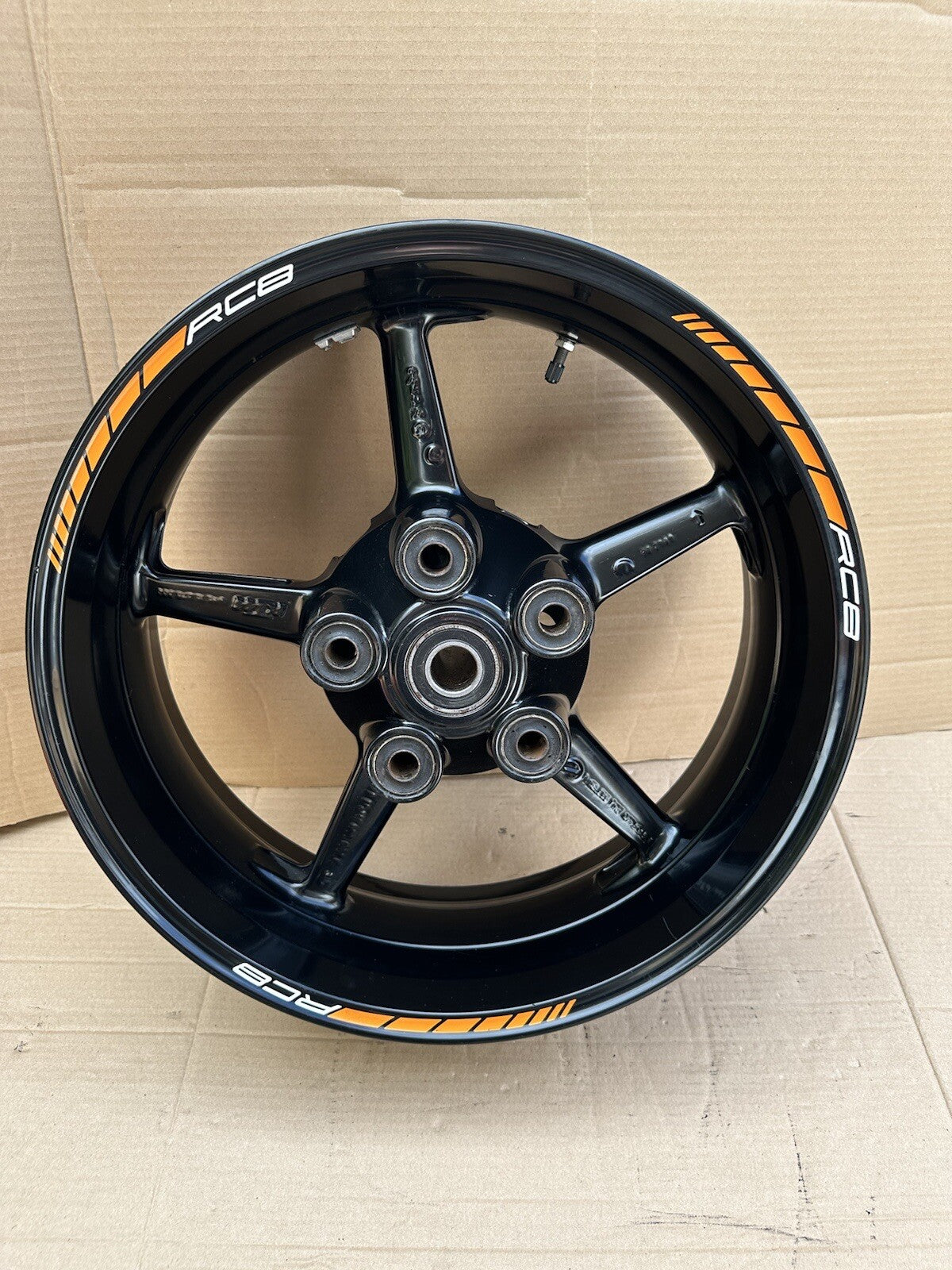 KTM RC 8 RC8 1190 2008 - 2011 Rear Wheel Rim 17 x 6.0 Brembo Black KTM RC8 Rear
