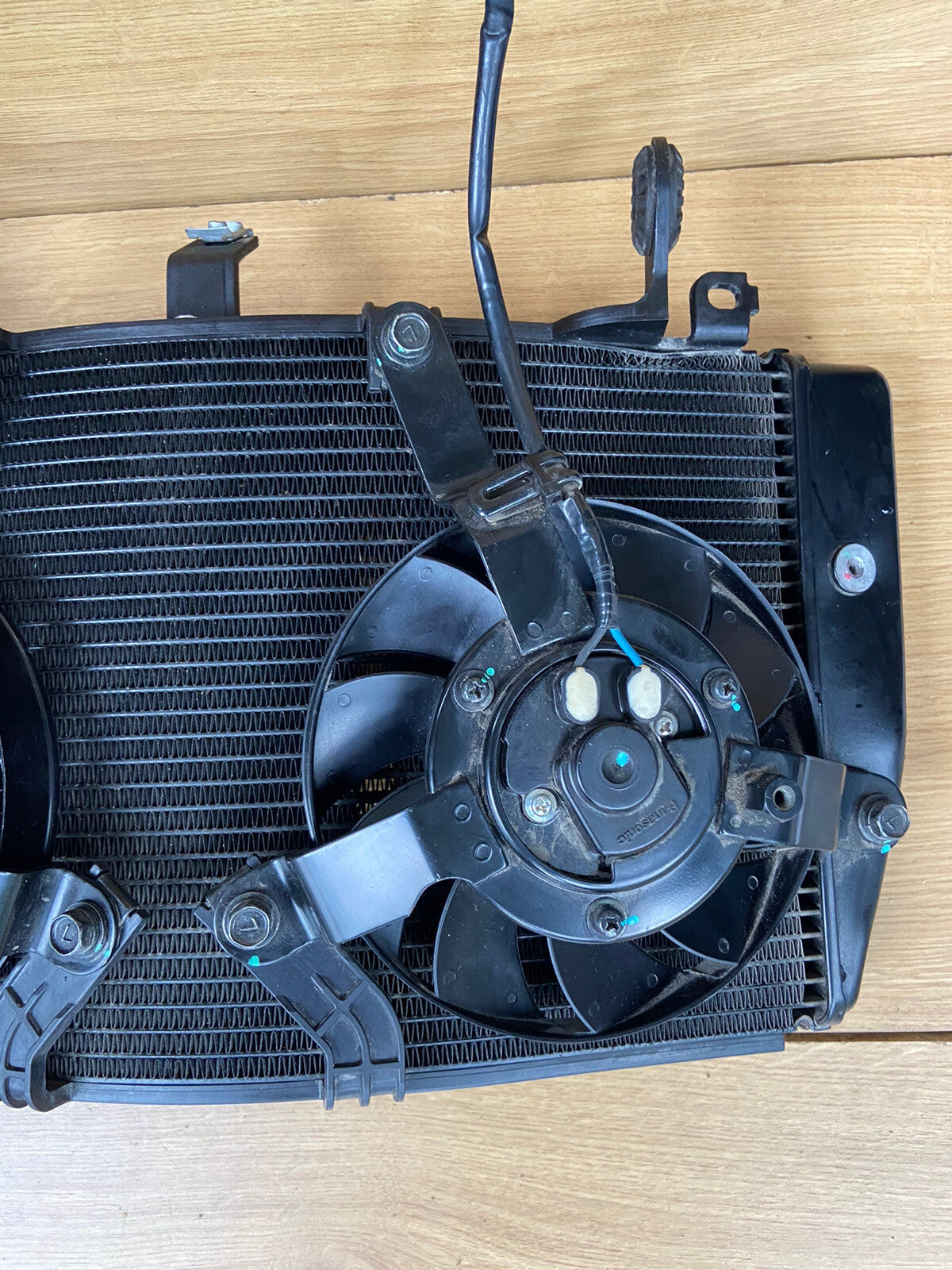 Ducati Supersport radiator With Fans, Coolant Radiator And Fans Supersport Rad