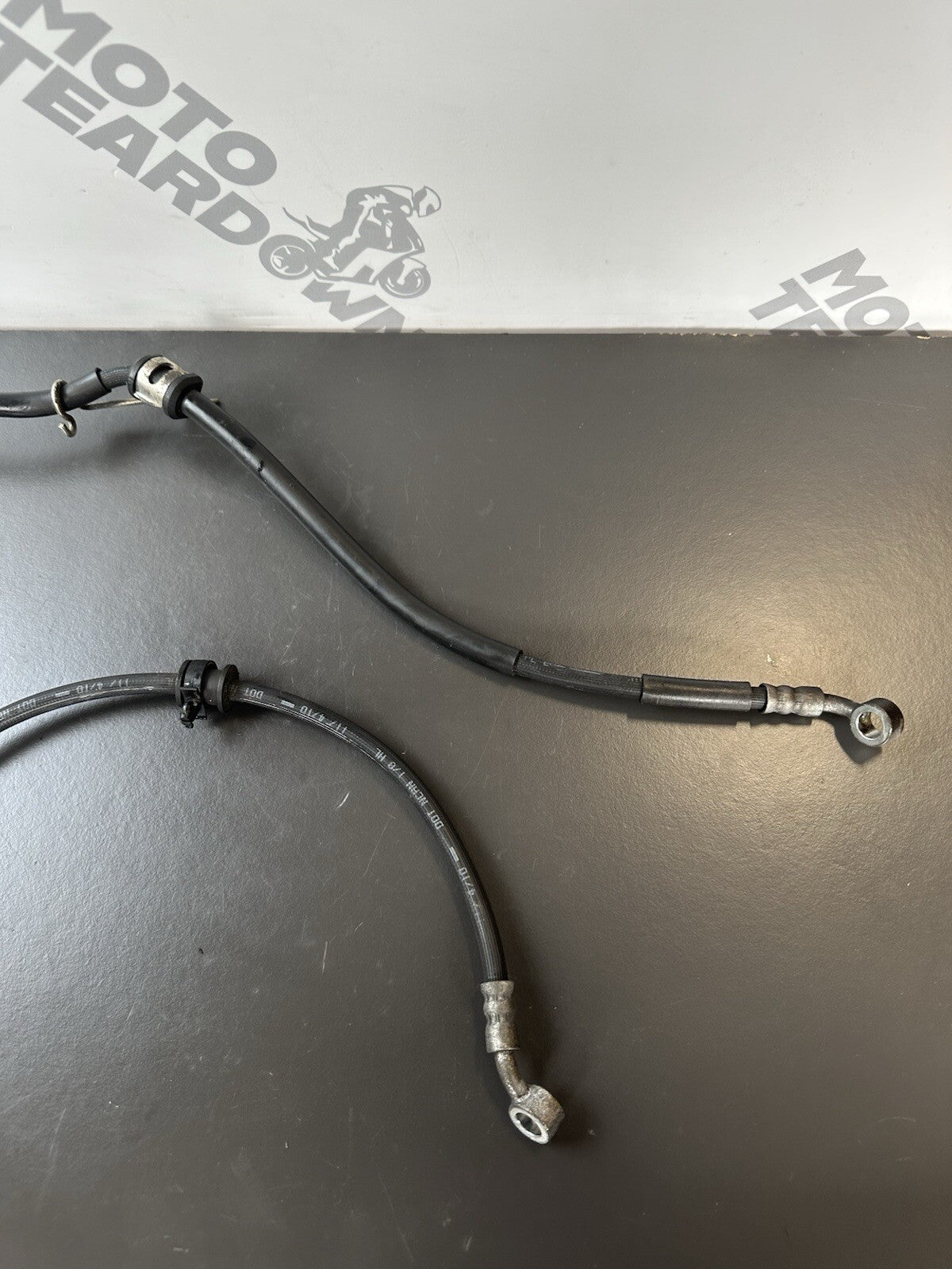 Suzuki GSXR 600 750 Front Brake Hoses 2011-2017 L1-L7 Front Brake Hoses OEM