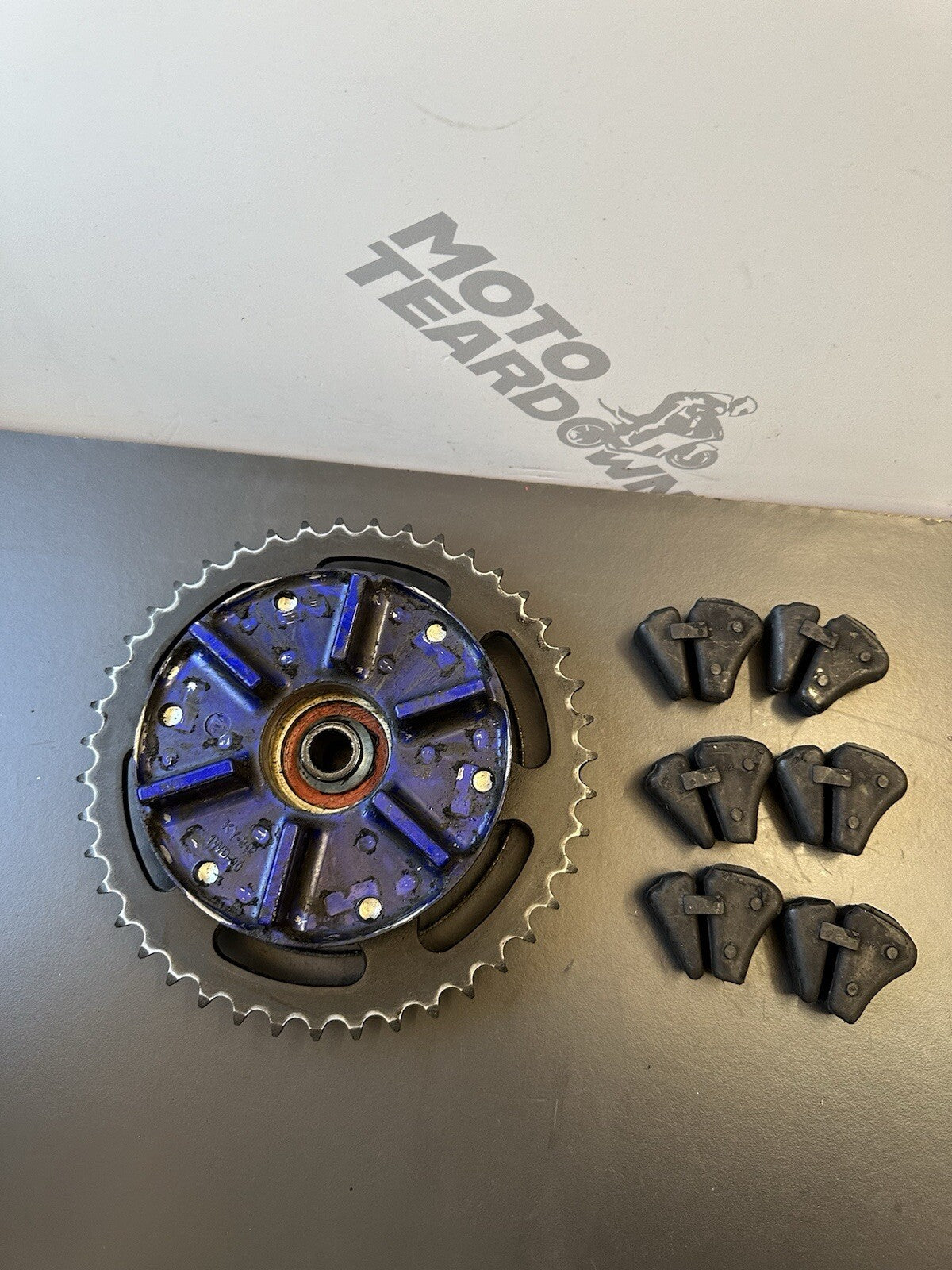 Yamaha MT03 rear sprocket With JT Rear Sprocket carrier and cush drives 2020-