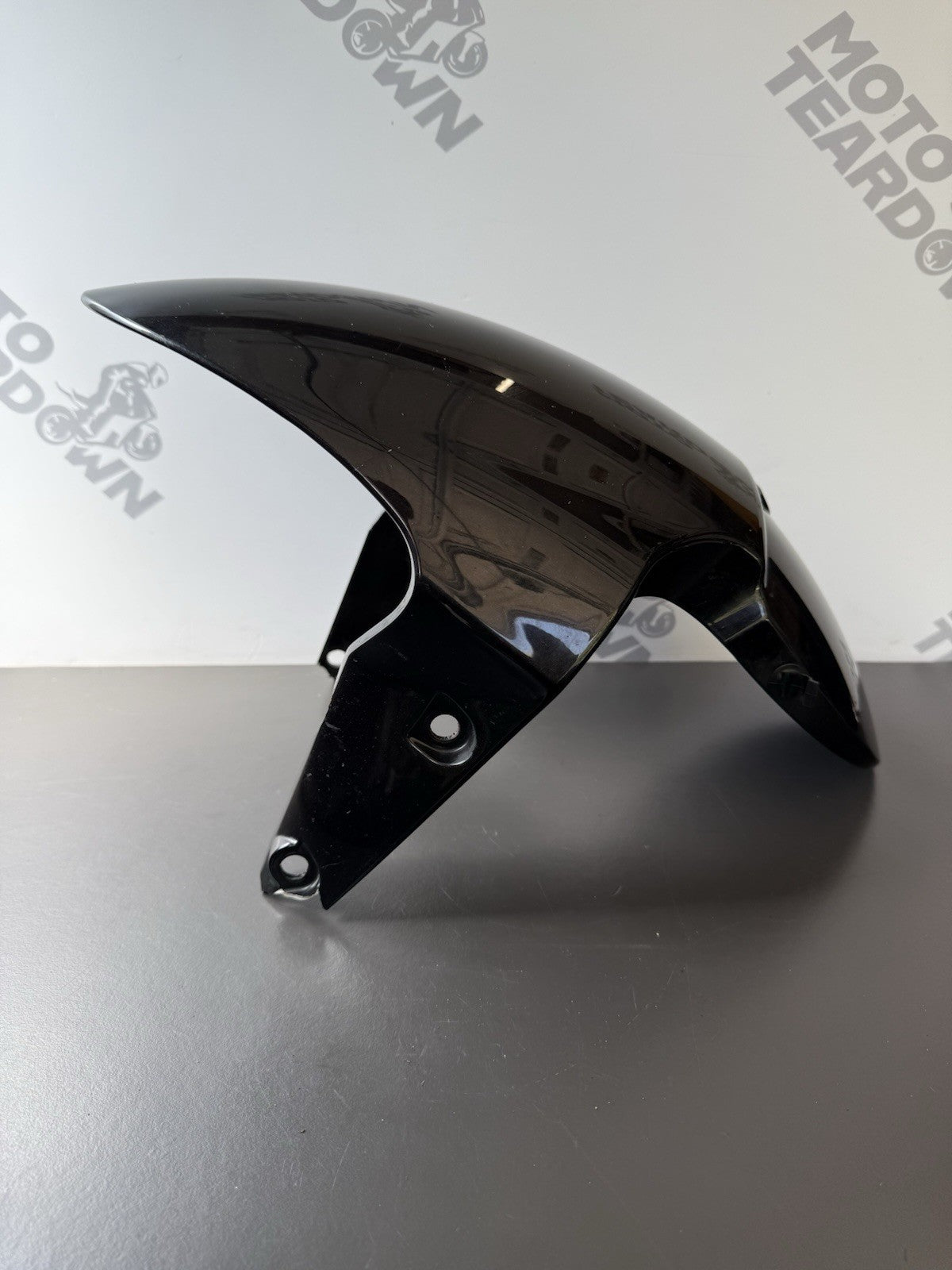 TRIUMPH STREET TRIPLE 675R FRONT MUDGUARD FENDER GLOSS BLACK *SEE DESCRIPTION*