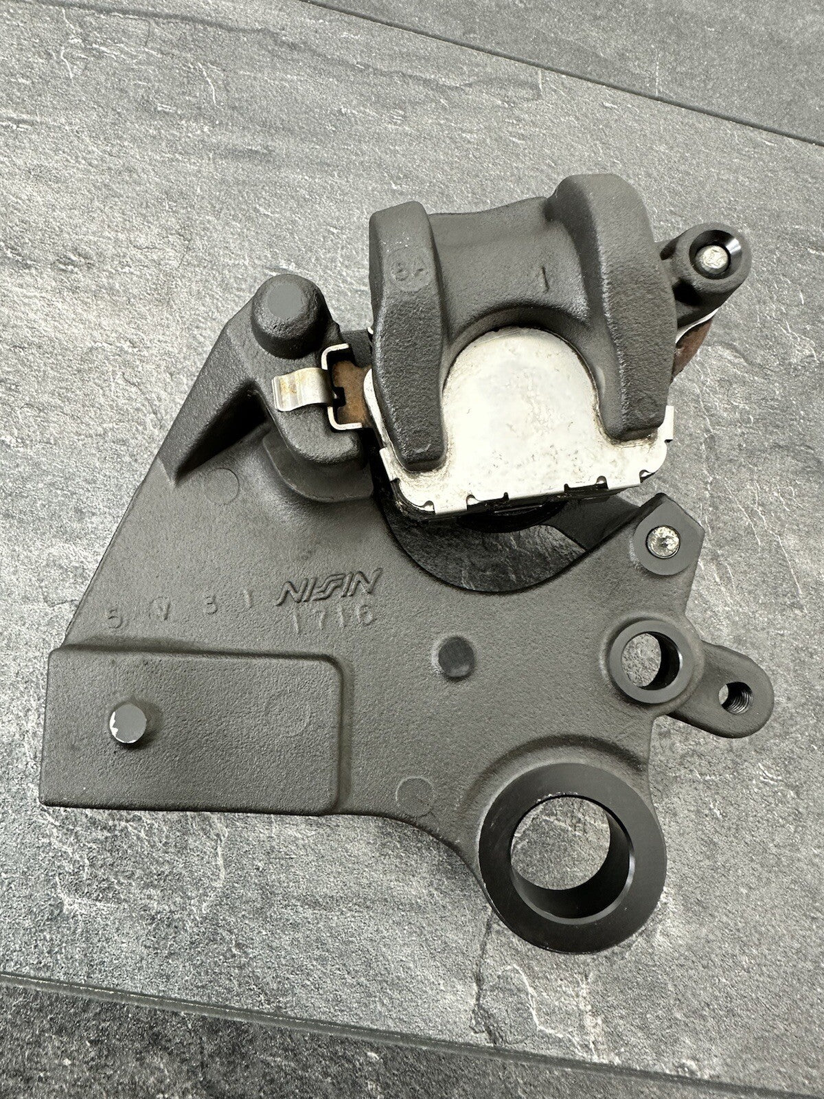Kawasaki ZX6R 636 ABS 2016 NISSIN Rear Brake Caliper & Hanger 8655m 2013-2015