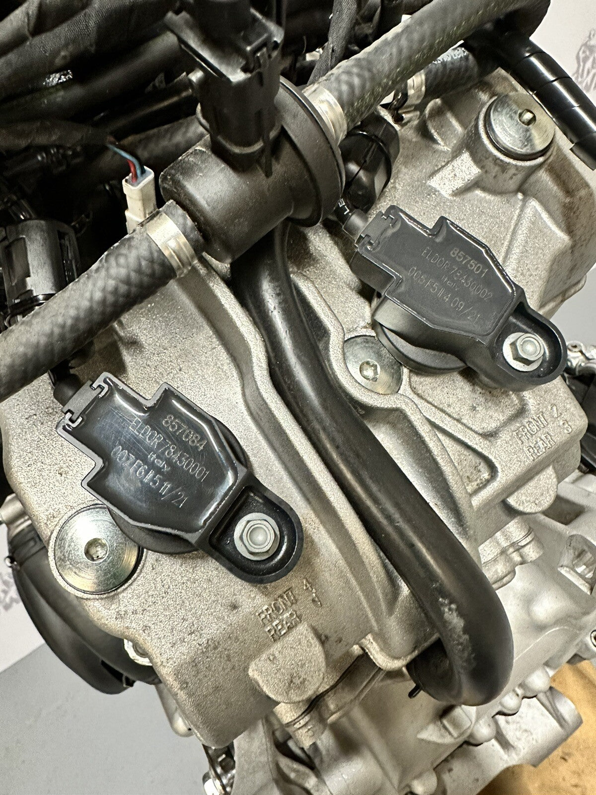 Aprilia Tuono V4 1100 Factory 2021 Engine Wiring Loom Throttle Bodies 6606 Miles