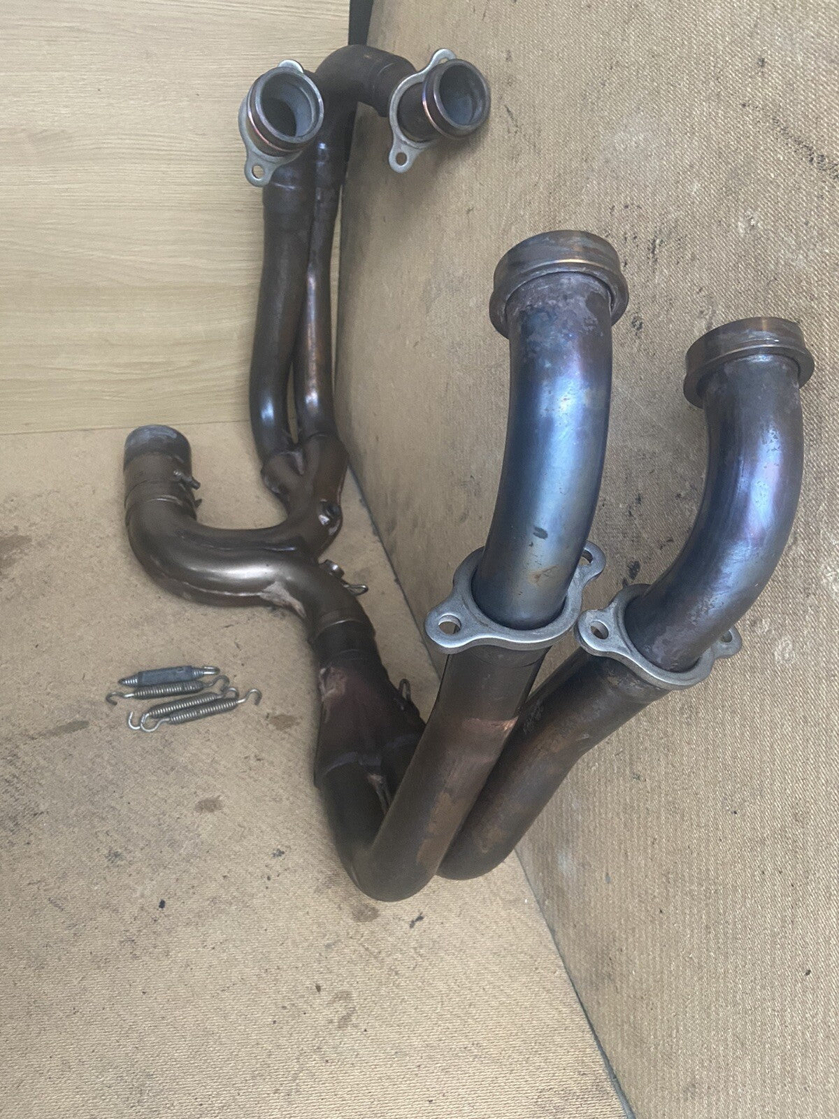 APRILIA TUONO V4 1100 FACTORY HEADERS DOWN PIPES Aprilia Exhaust System OEM 2017