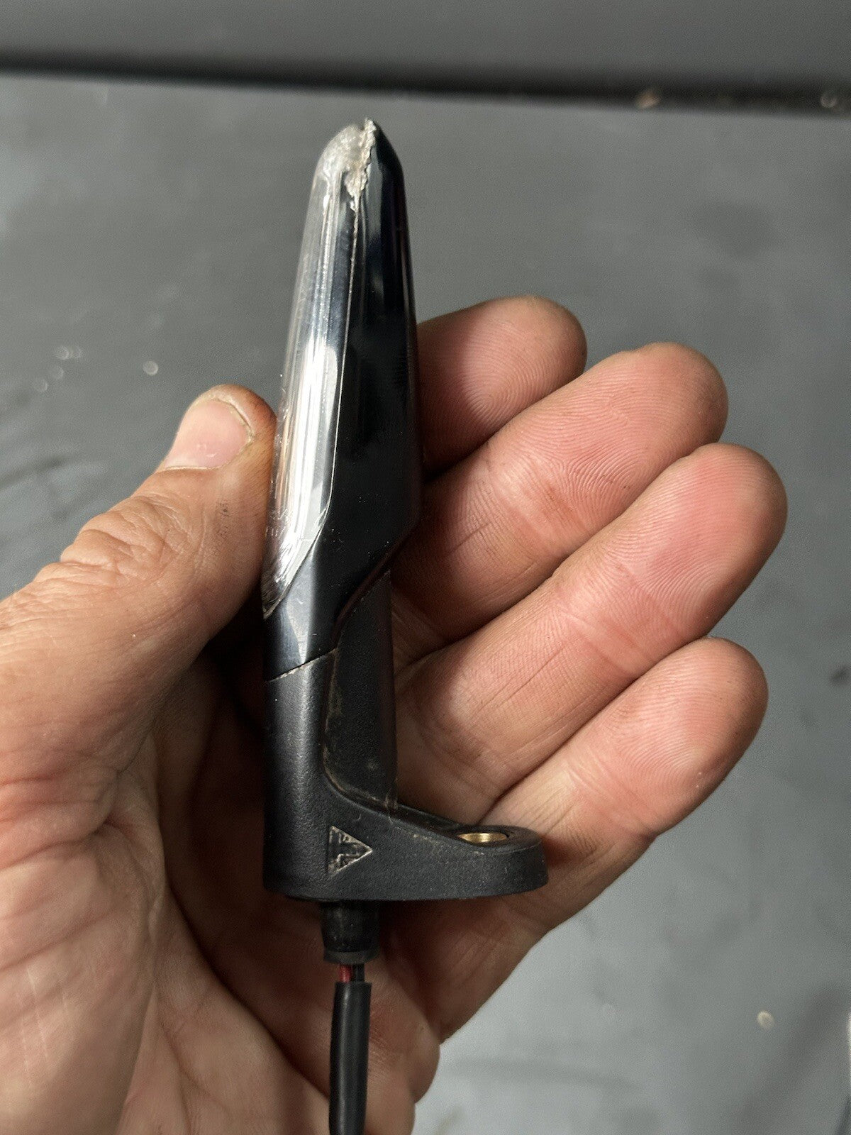 Triumph Speed Triple 1200RS 1200RR Indicator Scrolling Indicator DAMAGED OEM