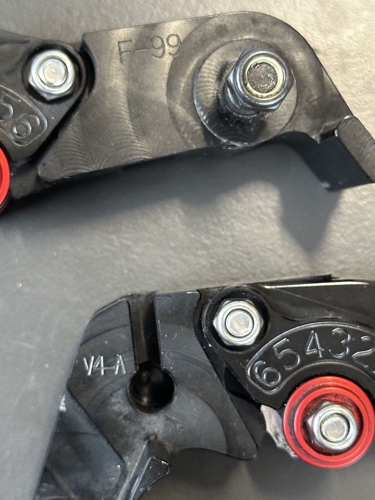 Evotech Short Clutch and Brake Lever set - Aprilia Tuono V4 1100 Factory 2017-