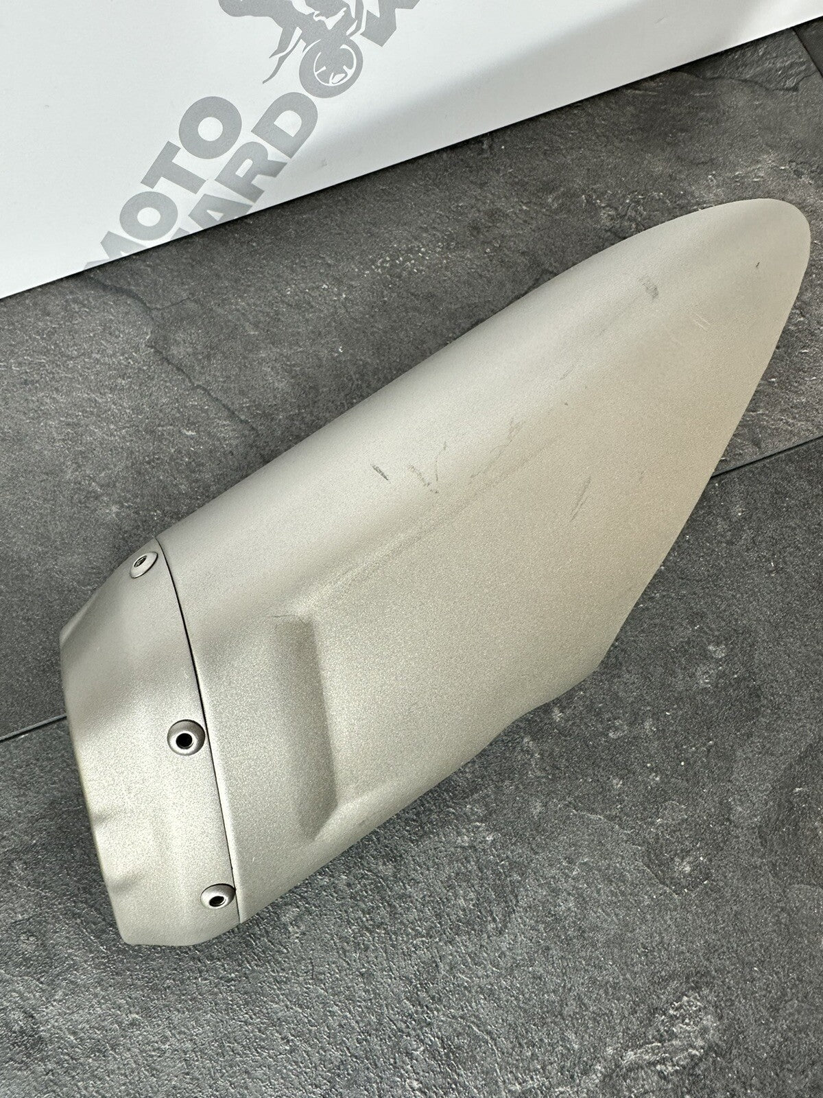 Triumph Street Triple RS 765 Exhaust Muffler Cap End Cap 5159 Miles 2017-2020