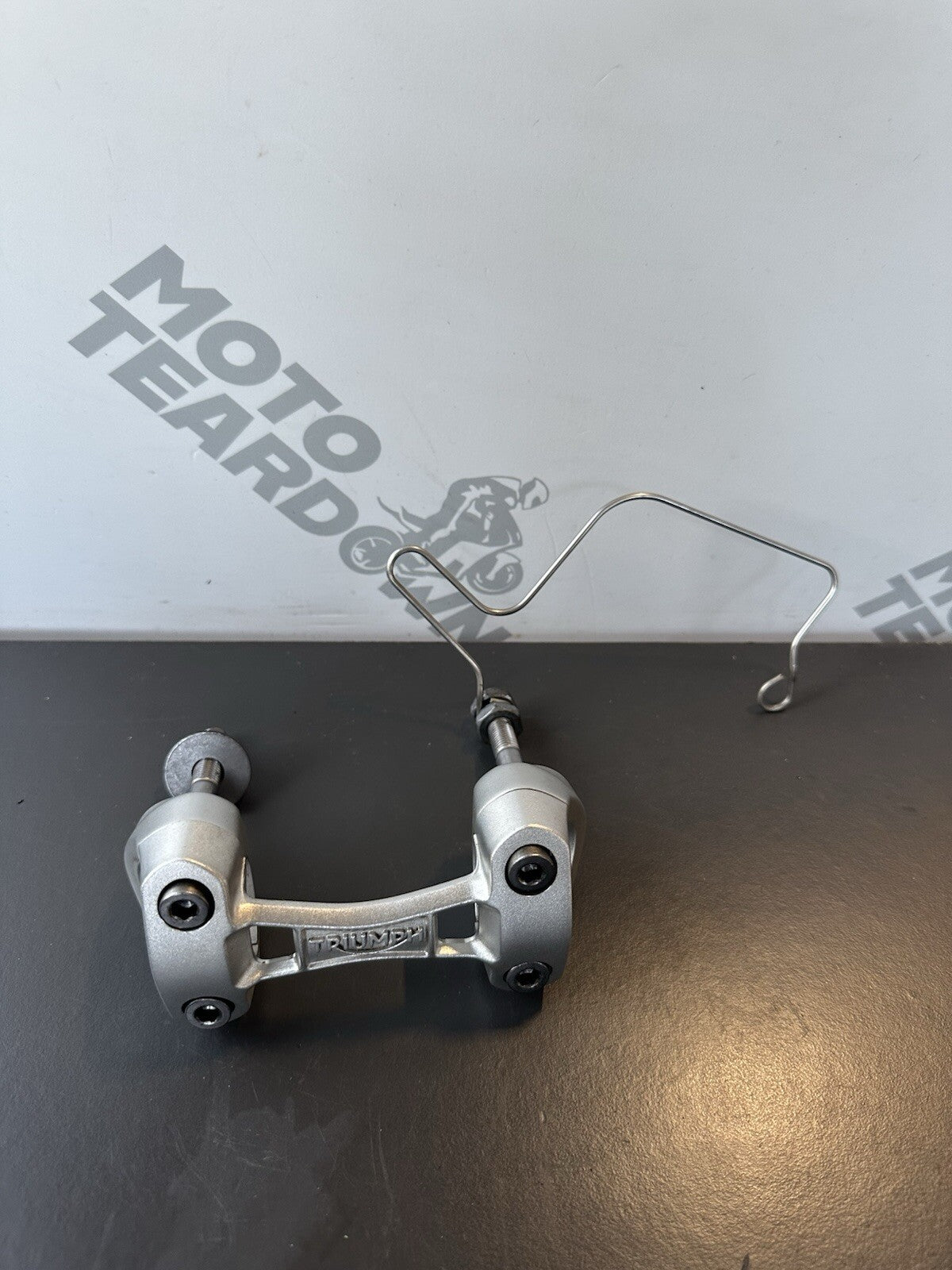 Triumph Street Triple 765S RS Handlebar Risers Clamps 9161mile 2017-2019 OEM