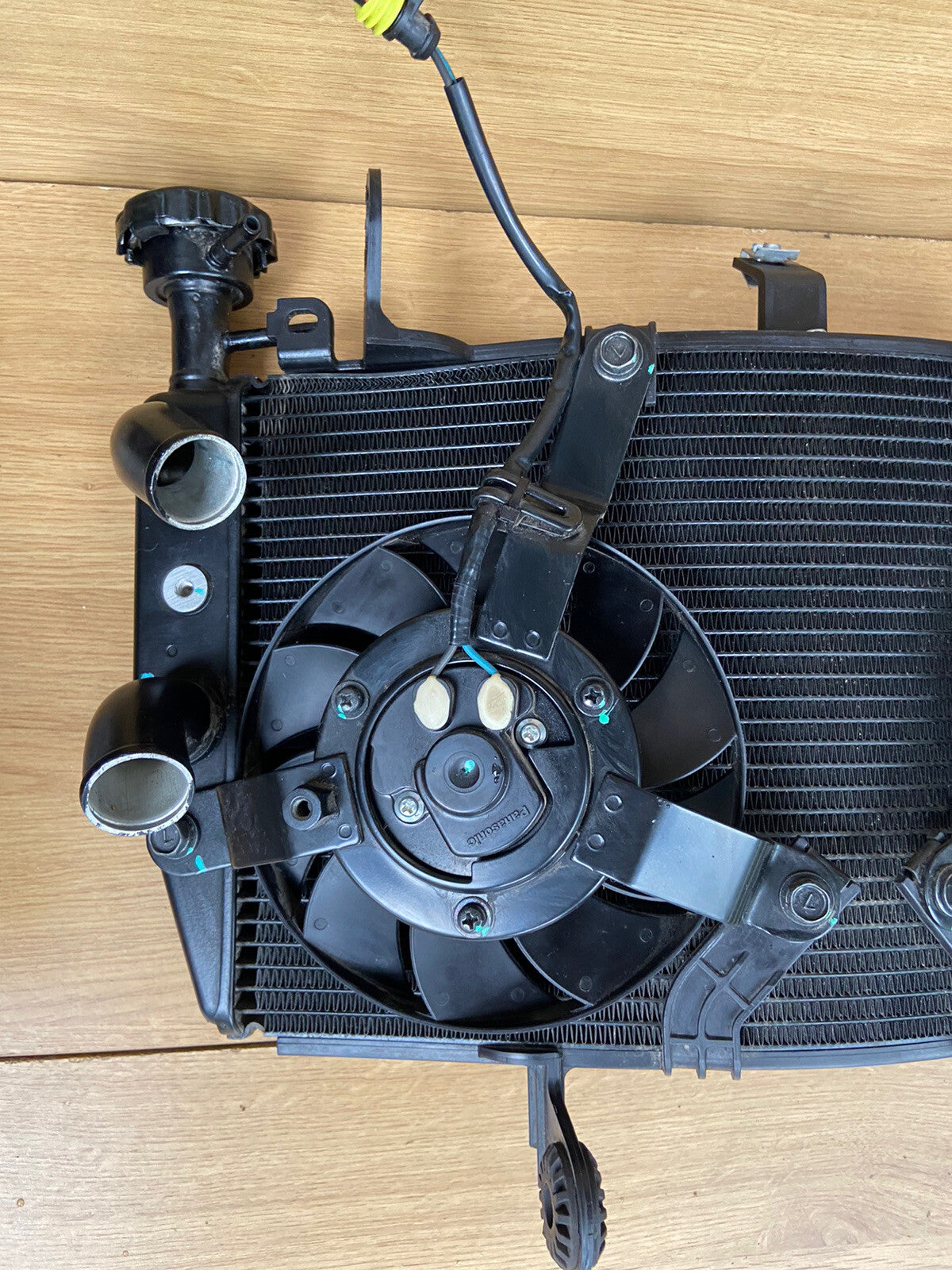 Ducati Supersport radiator With Fans, Coolant Radiator And Fans Supersport Rad