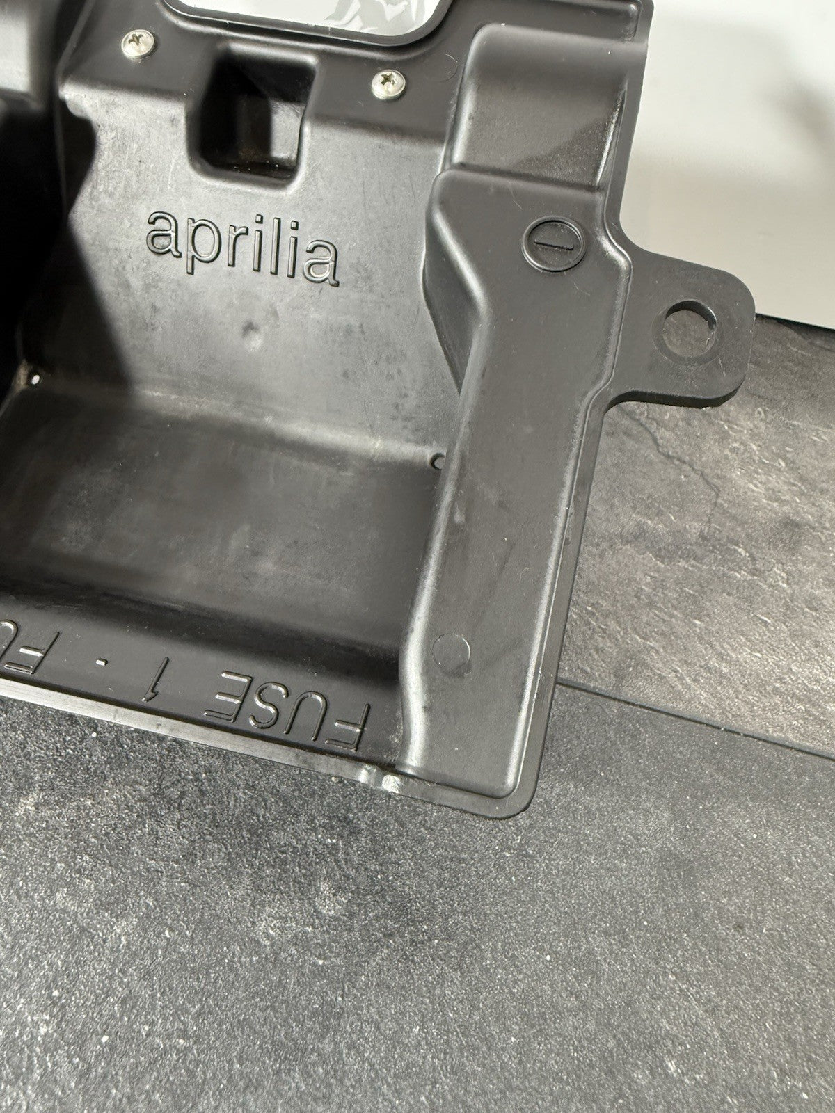 Aprilia RS660 2021 Battery Bracket Subframe Tray 6220 Miles 2022-2025 OEM