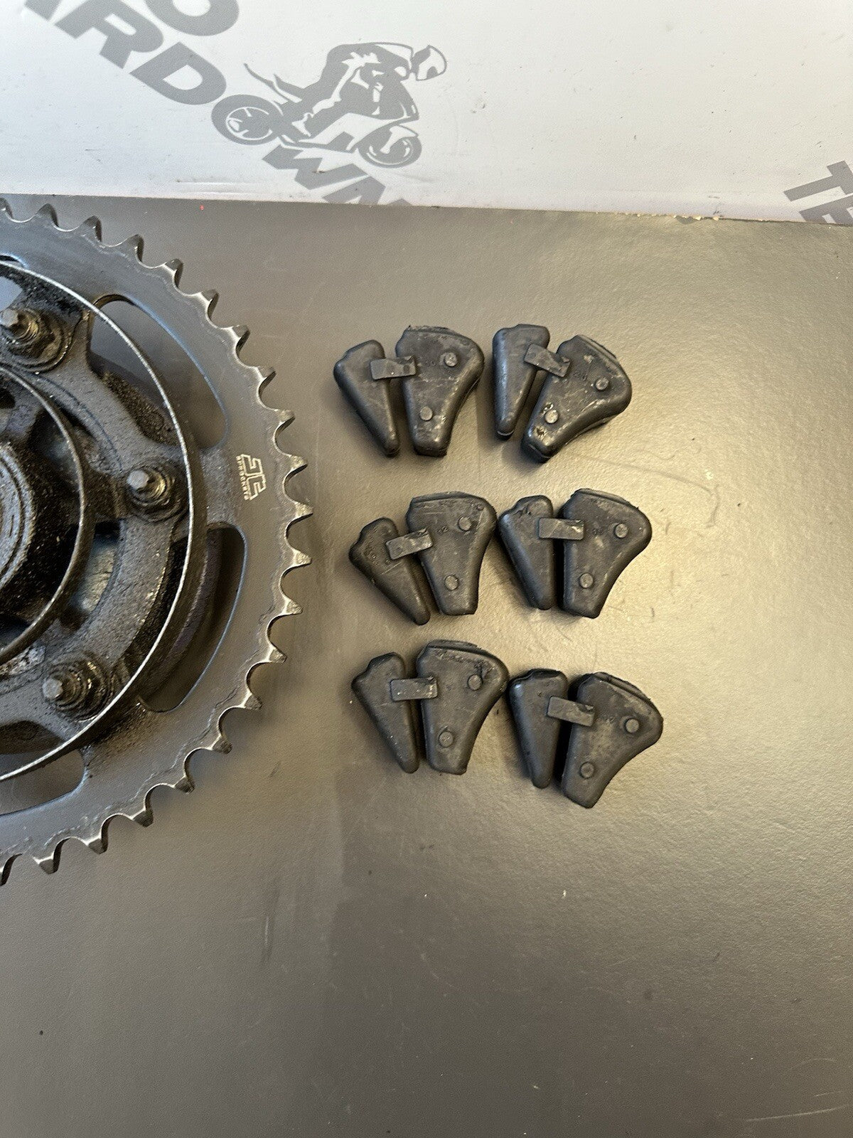 Yamaha MT03 rear sprocket With JT Rear Sprocket carrier and cush drives 2020-