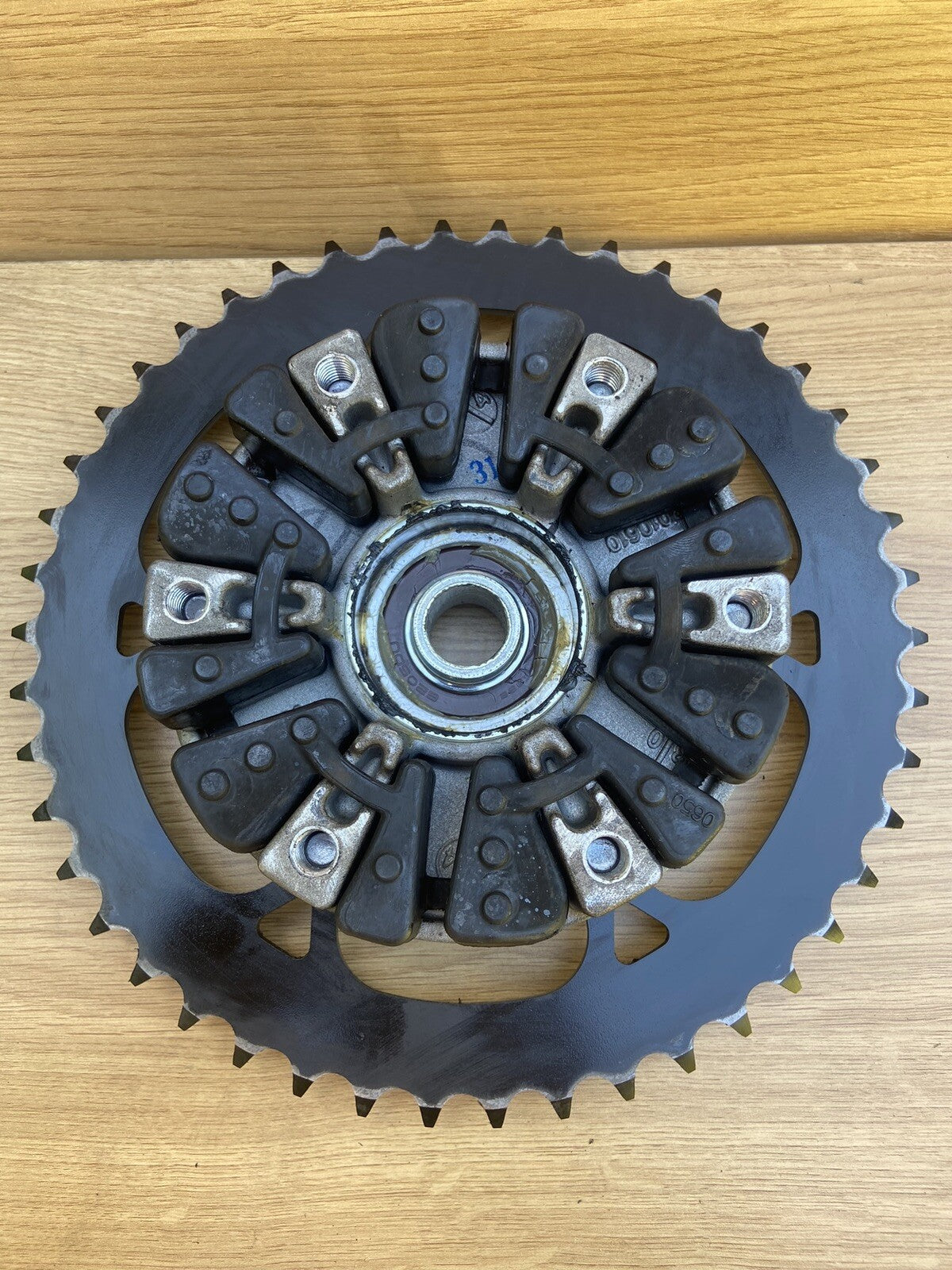 Triumph Street Triple RS 2017 4243 miles rear sprocket carrier And Cush Drives