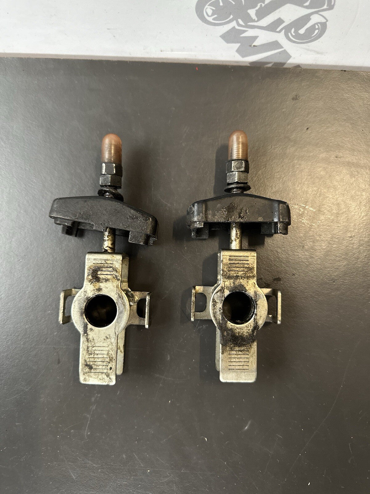 YAMAHA MT-03 REAR WHEEL CHAIN ADJUSTERS Yamaha MT03 Chain Adjusters OEM 2020-