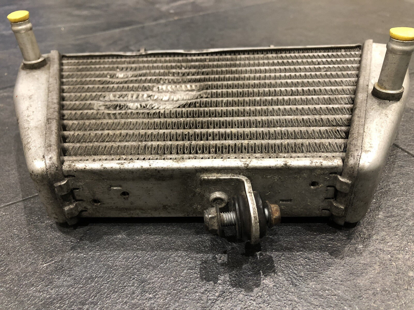 Aprilia Tuono V4 1100 FACTORY 2016 Oil Cooler Radiator Dented OEM RSV4 RF