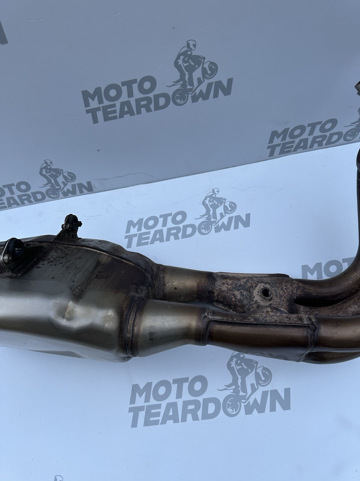 BMW S1000R Downpipes exhaust headers BMW 8545137 2014 16,807 Miles OEM