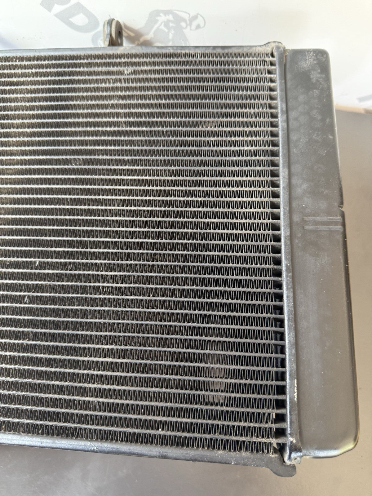 TRIUMPH TRIDENT 660 Radiator And Fan 2021-2024 Water Tight But Slight Kinked OEM