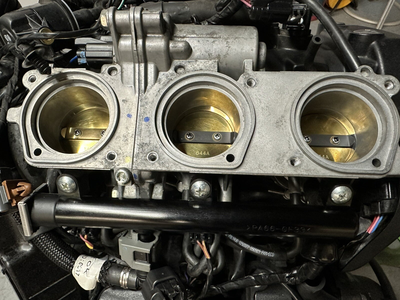 Triumph TIGER 900 GT PRO 2022 Engine Loom & Throttle Bodies 6337 Mile 2020-2023