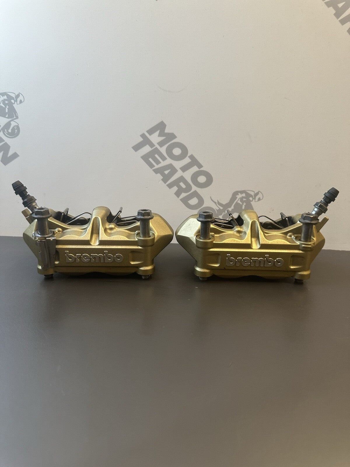 BMW S1000R FRONT BREMBO BRAKE CALIPERS 100mm 2014-2020 16,807 Miles OEM