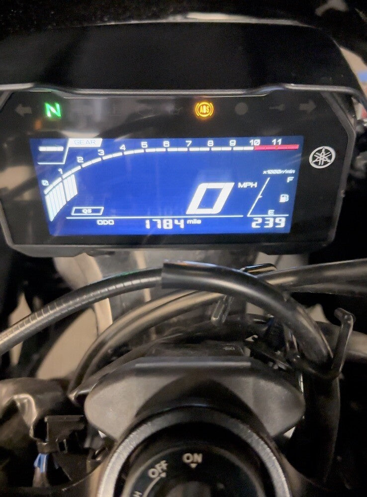 Yamaha R7 690 2024 Speedo Clocks Dash Speedometer Only 1784 Miles 2022 2023 OEM