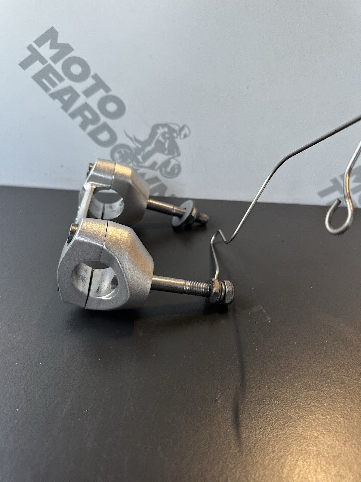 Triumph Street Triple 765S RS Handlebar Risers Clamps 9161mile 2017-2019 OEM
