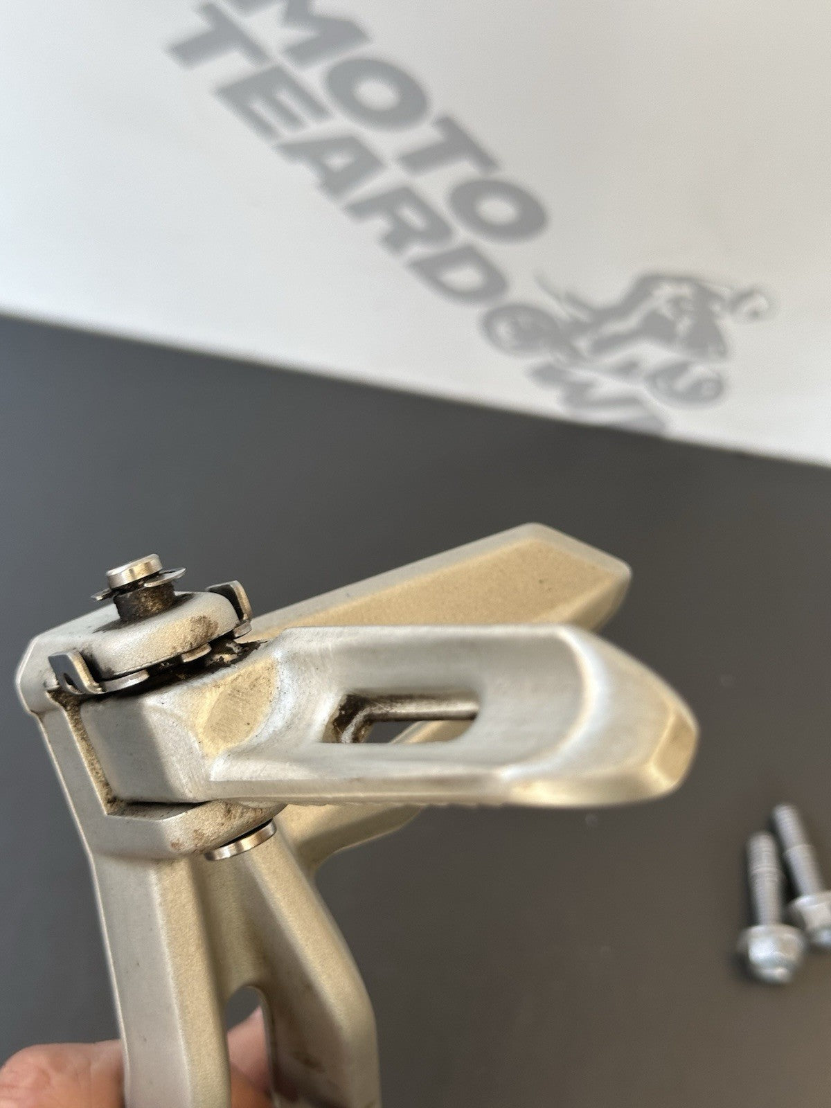 TRIUMPH STREET TRIPLE Right Pillion Footrest Hanger- 765R 765RS T2081987 2017-19