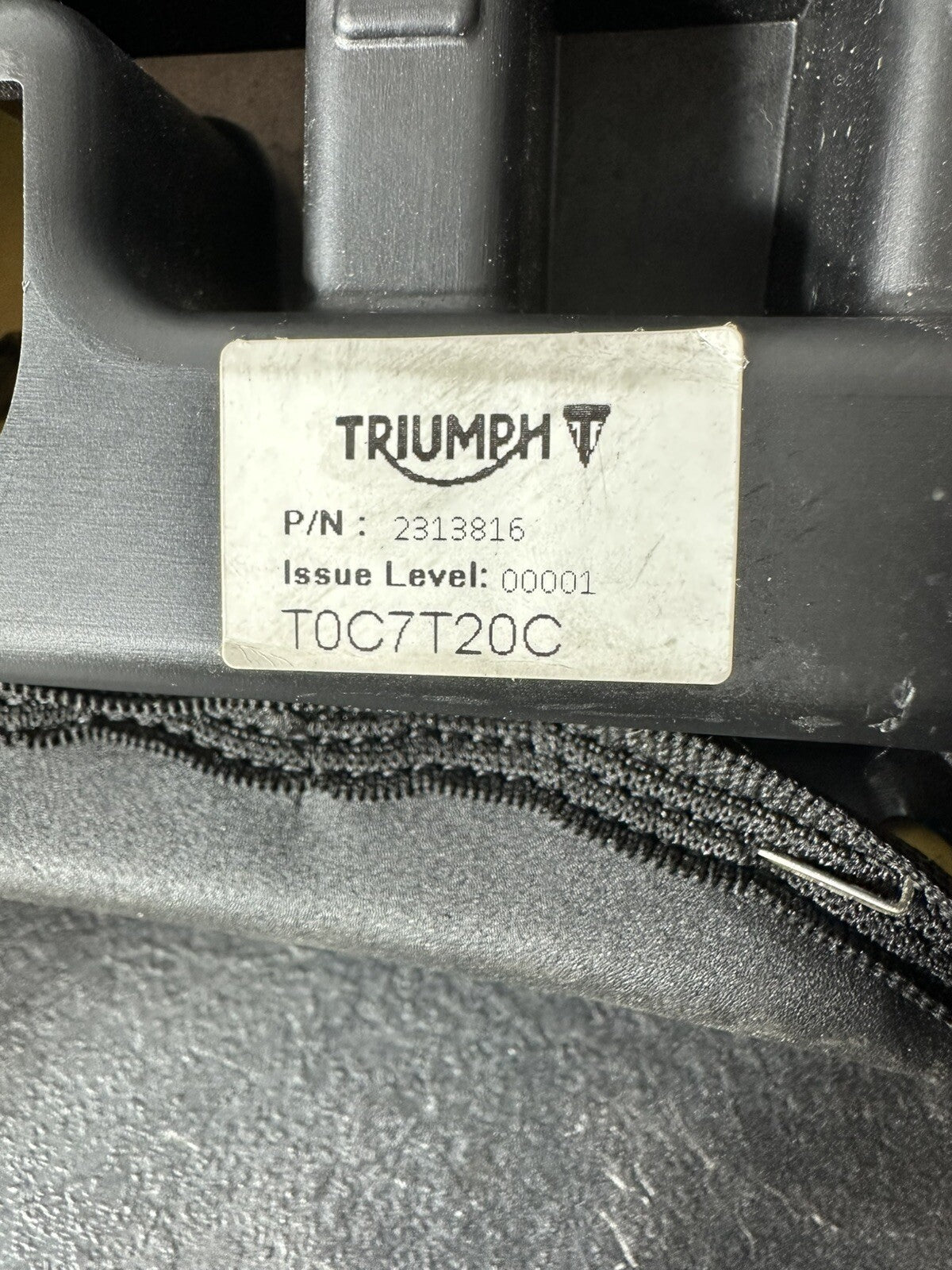 Triumph TIGER 900 GT PRO 2022 Heated Pillion Seat 6337 Mile 2020-2023 OEM