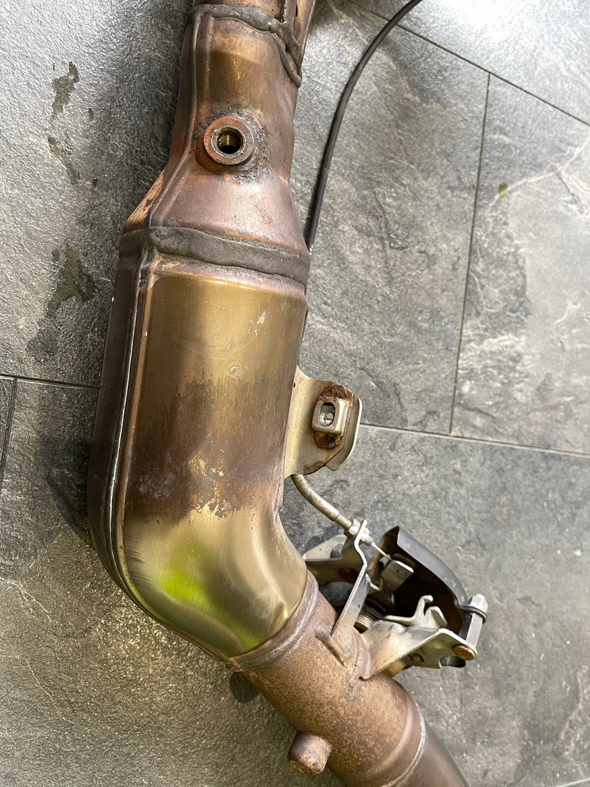 Suzuki GSXR 1000 2017 Downpipes Exhaust Cat 2018 AL7 2017-22 Only 5129 Miles