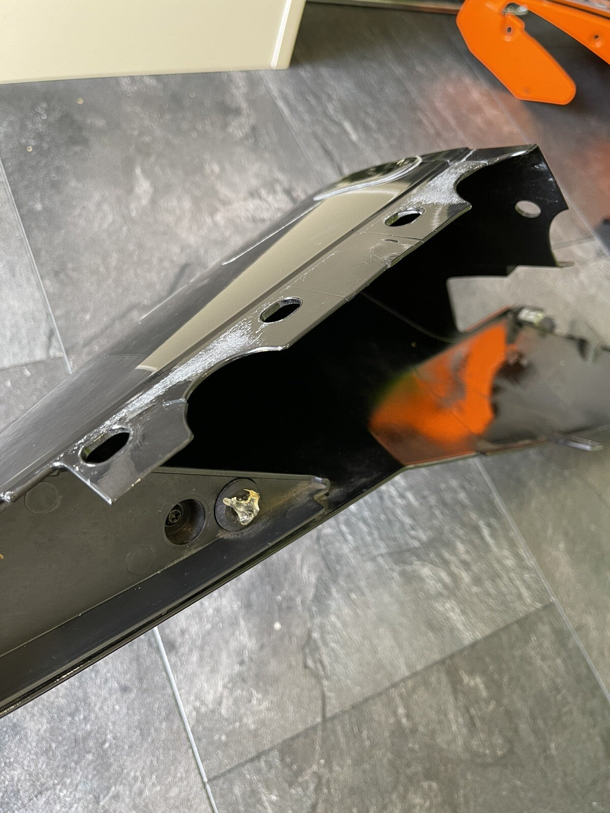 KTM RC8 RC8R Left Side Seat Fairing Tail Fairing Black OEM 2012 Only 12547 Miles