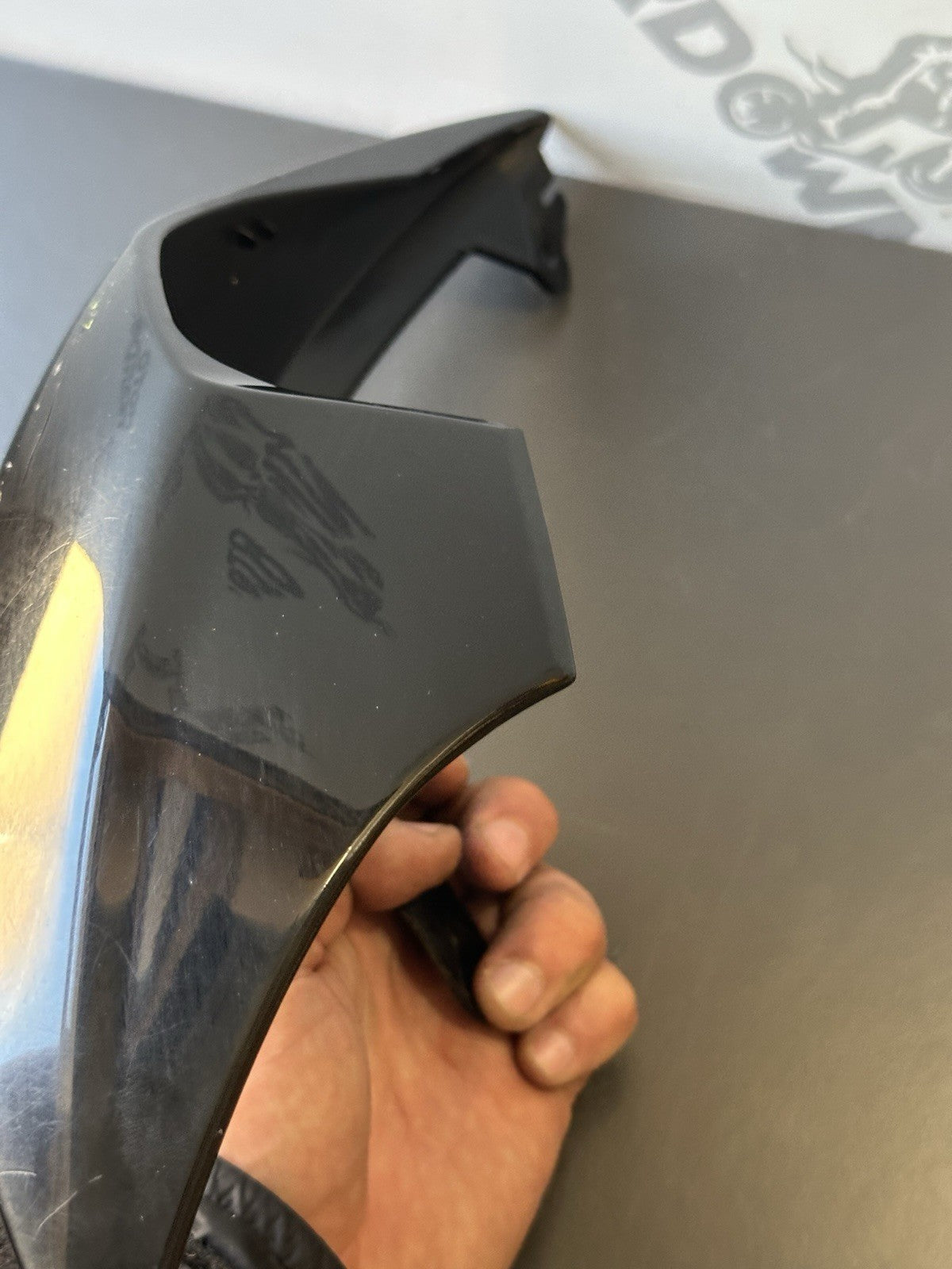 Triumph Street Triple 765R Left Rear Tail Cover Fairing Side Panel T2303723 OEM