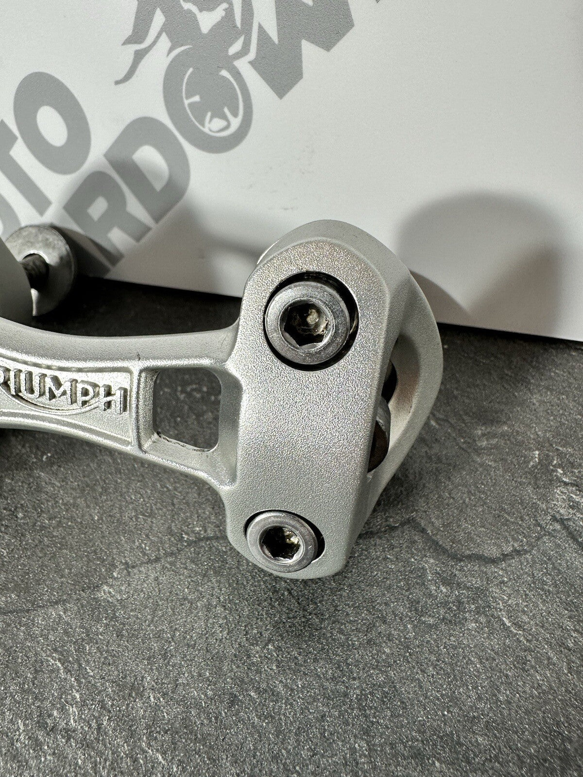 Triumph Street Triple 765 RS 2017 Handlebar Risers Clamps 10580 Miles 2018-2024