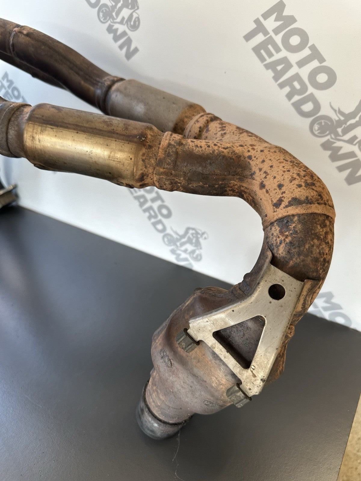 HONDA CBR1000RR FIREBLADE EXHAUST DOWNPIPES YEAR 2004 2005 OEM DOWNPIPES