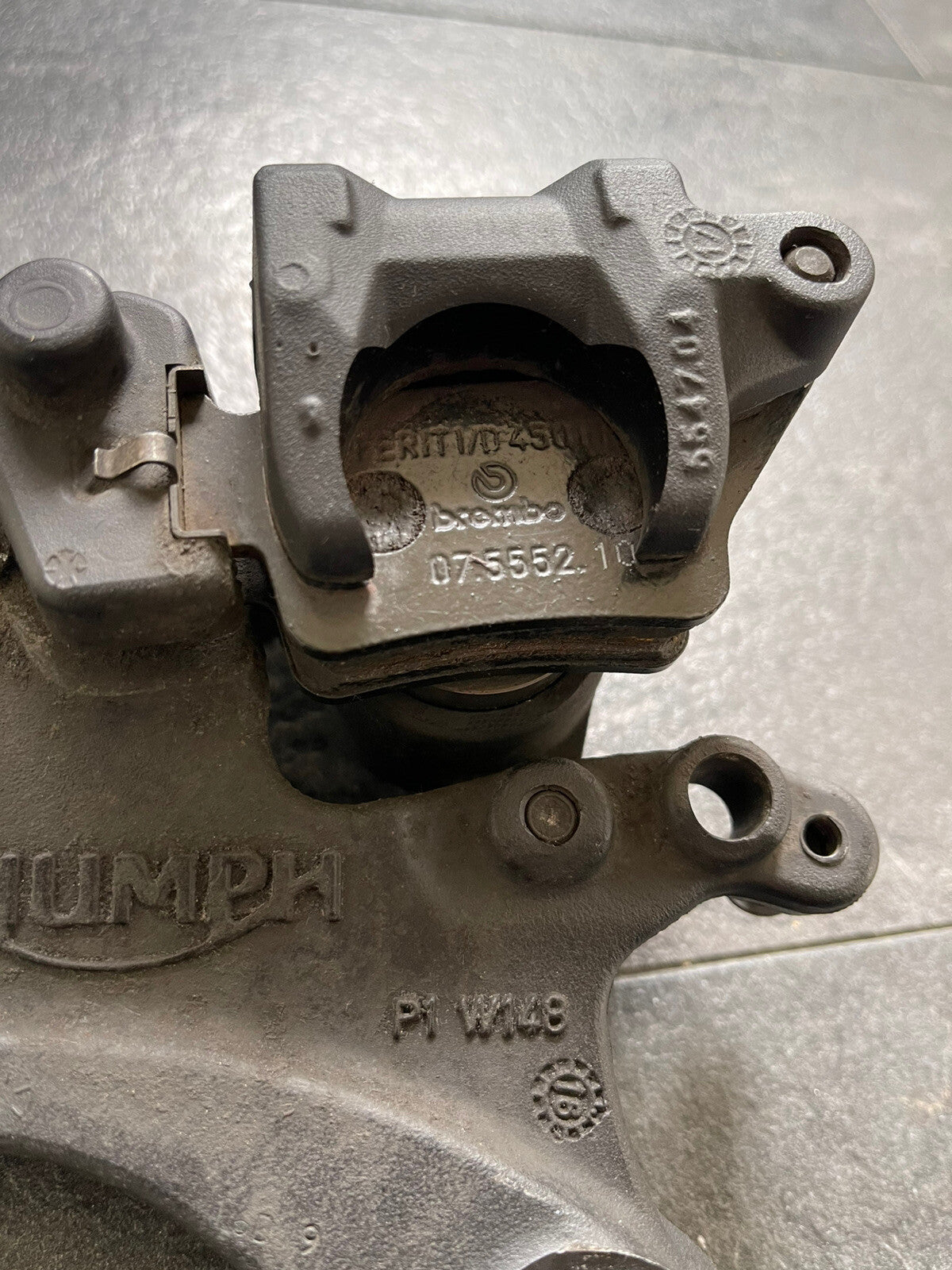 Triumph Street Triple 765 RS 2017-2019 BREMBO Rear Brake Caliper & Pads 2018 OEM