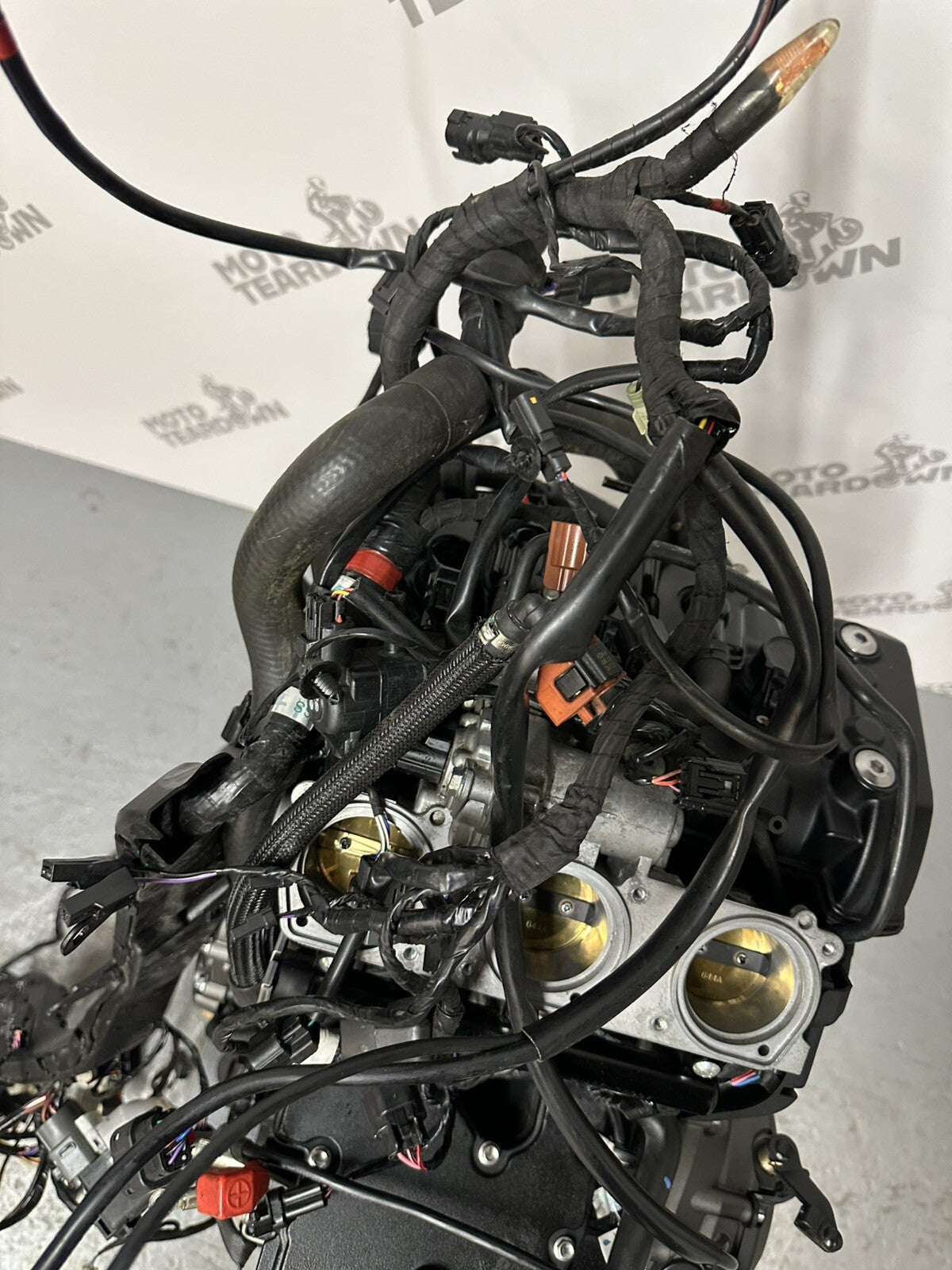 Triumph TIGER 900 GT PRO 2022 Engine Loom & Throttle Bodies 6337 Mile 2020-2023