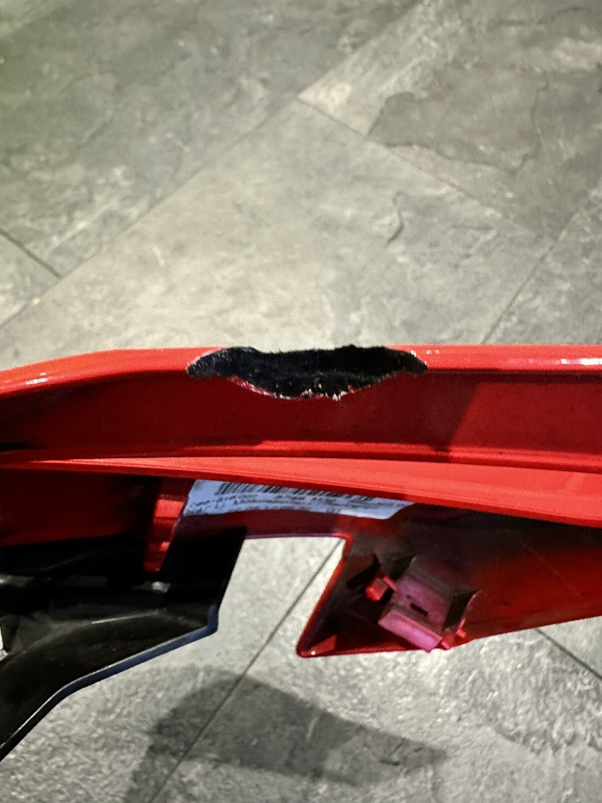 BMW S1000R 2017 Belly Pan Engine Spoiler Red 2018-2021 3534 Miles OEM