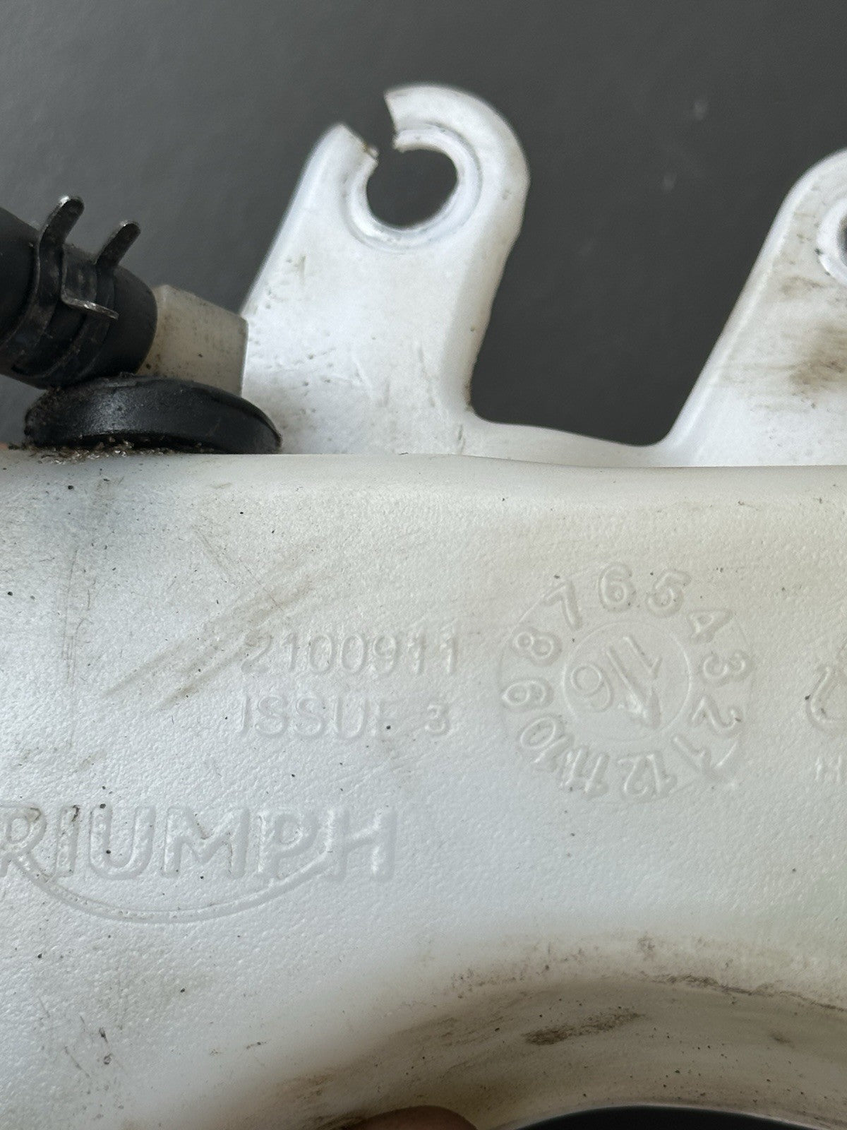 Triumph Street Triple 765RS R Coolant Water Tank Reservoir Overflow Bottle 2017-