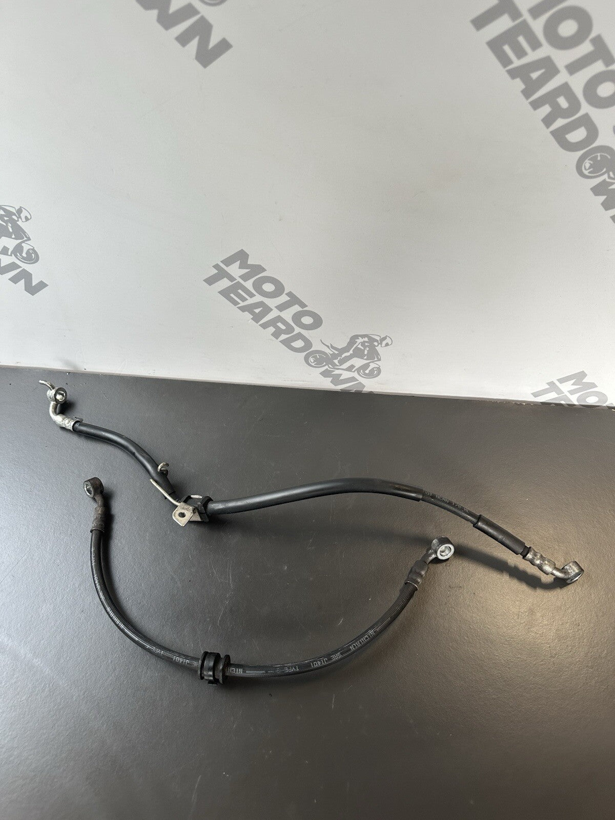 Suzuki GSXR 600 750 Front Brake Hoses 2011-2017 L1-L7 Front Brake Hoses OEM