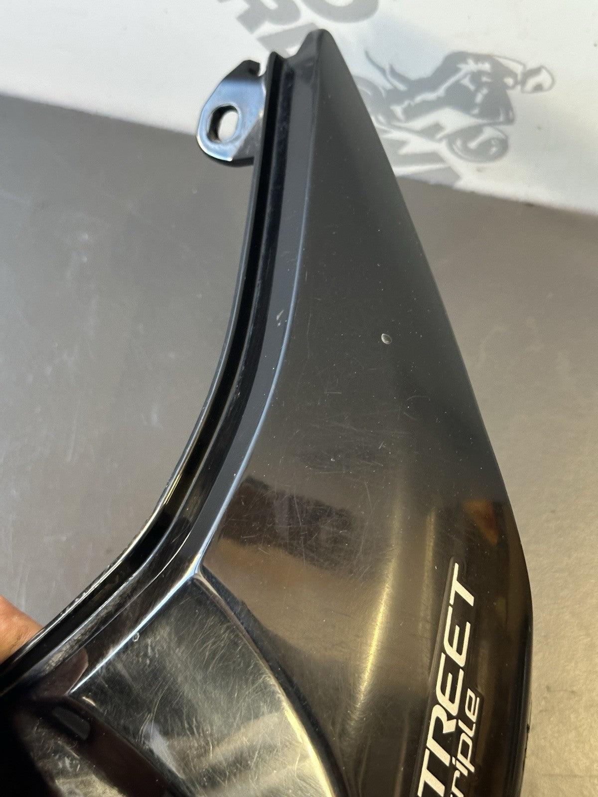 Triumph Street Triple 765R Left Rear Tail Cover Fairing Side Panel T2303723 OEM